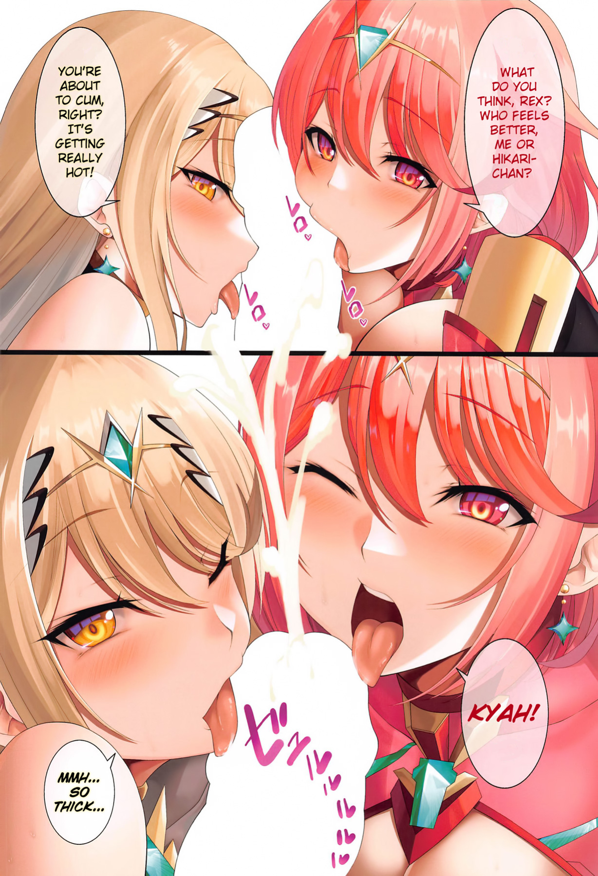 (C102) [DAIVE (KOU)] Ten no Seihai | An Aegis’s Aphrodisiac Mix-Up (Xenoblade Chronicles 2) [Saki-Kotowari]