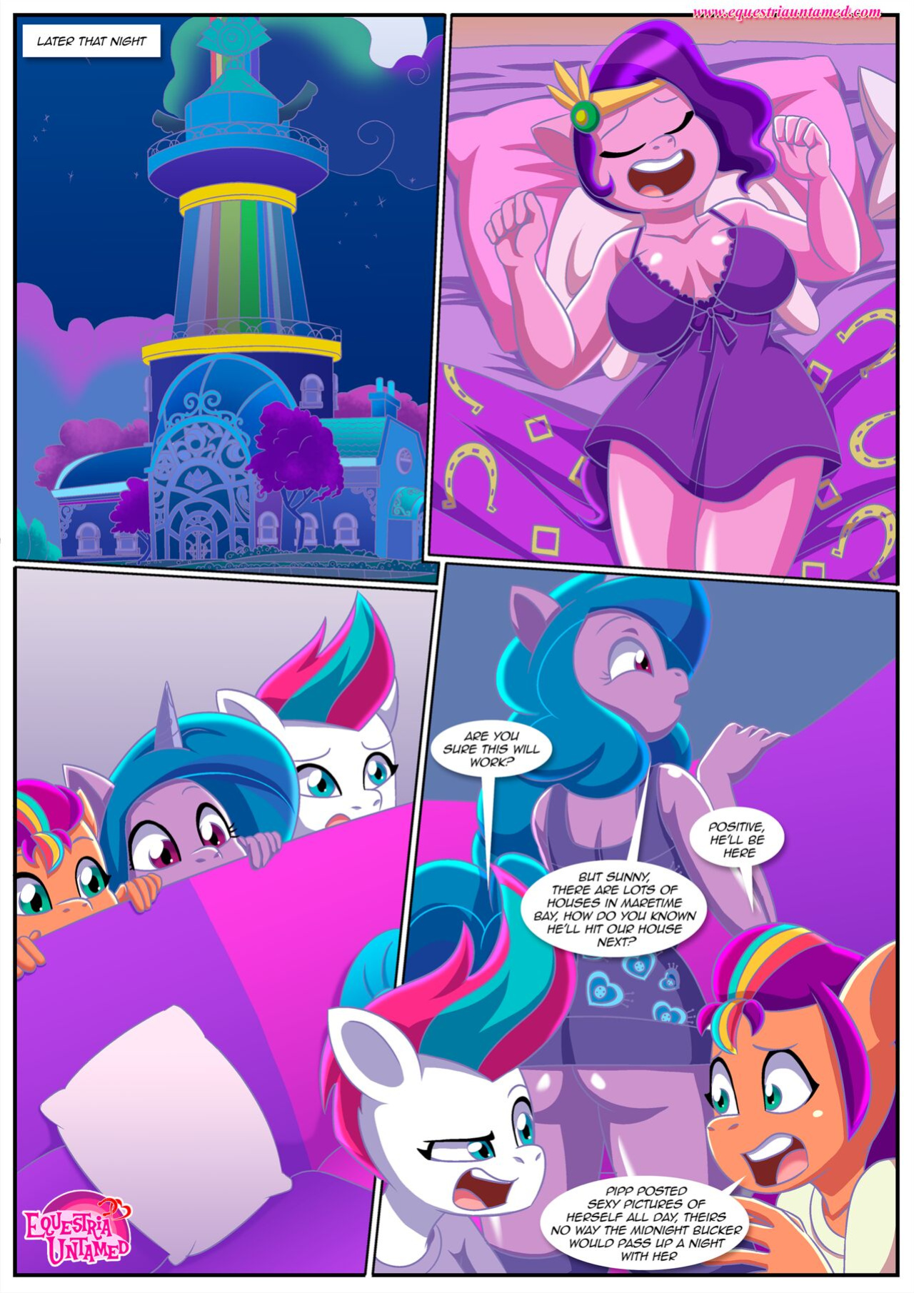 [Palcomix] The Midnight Bucker | (My Little Pony: A New Generation)