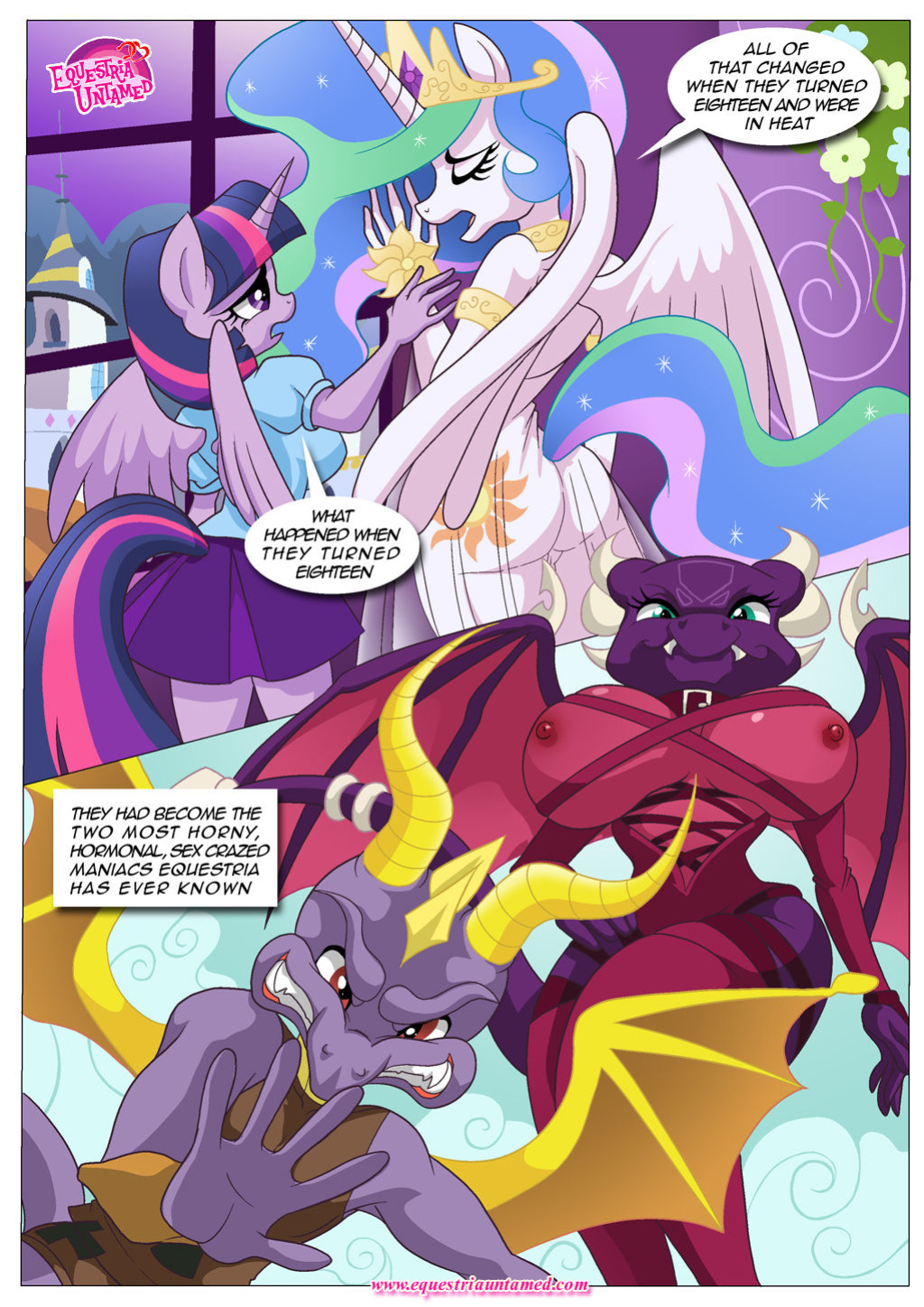 Palcomix Dragon mating series (Completed)