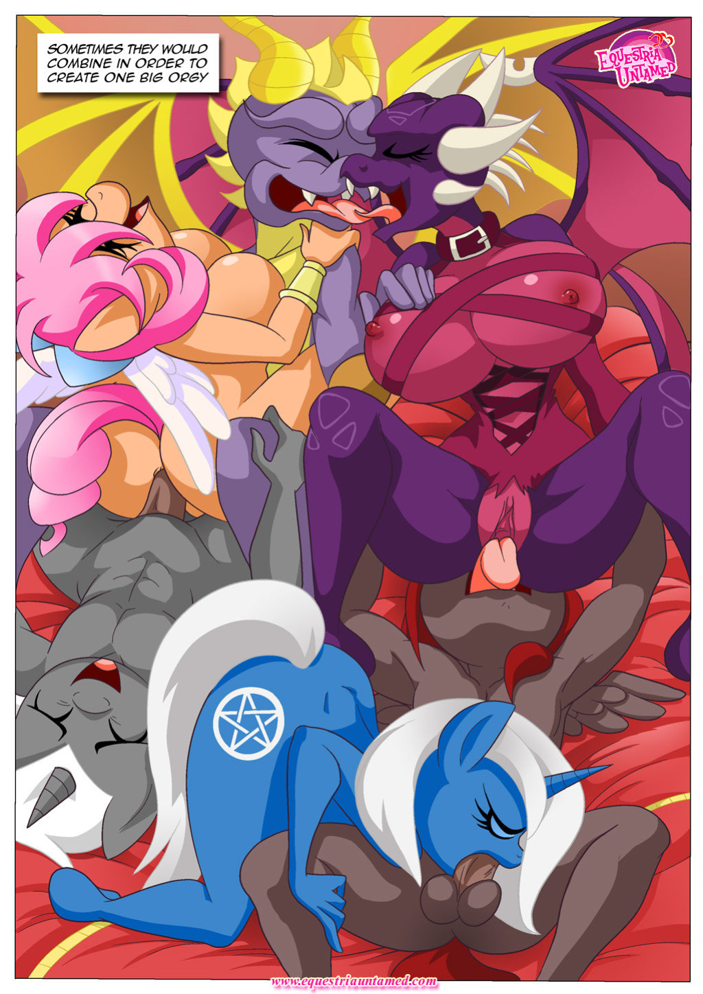 Palcomix Dragon mating series (Completed)