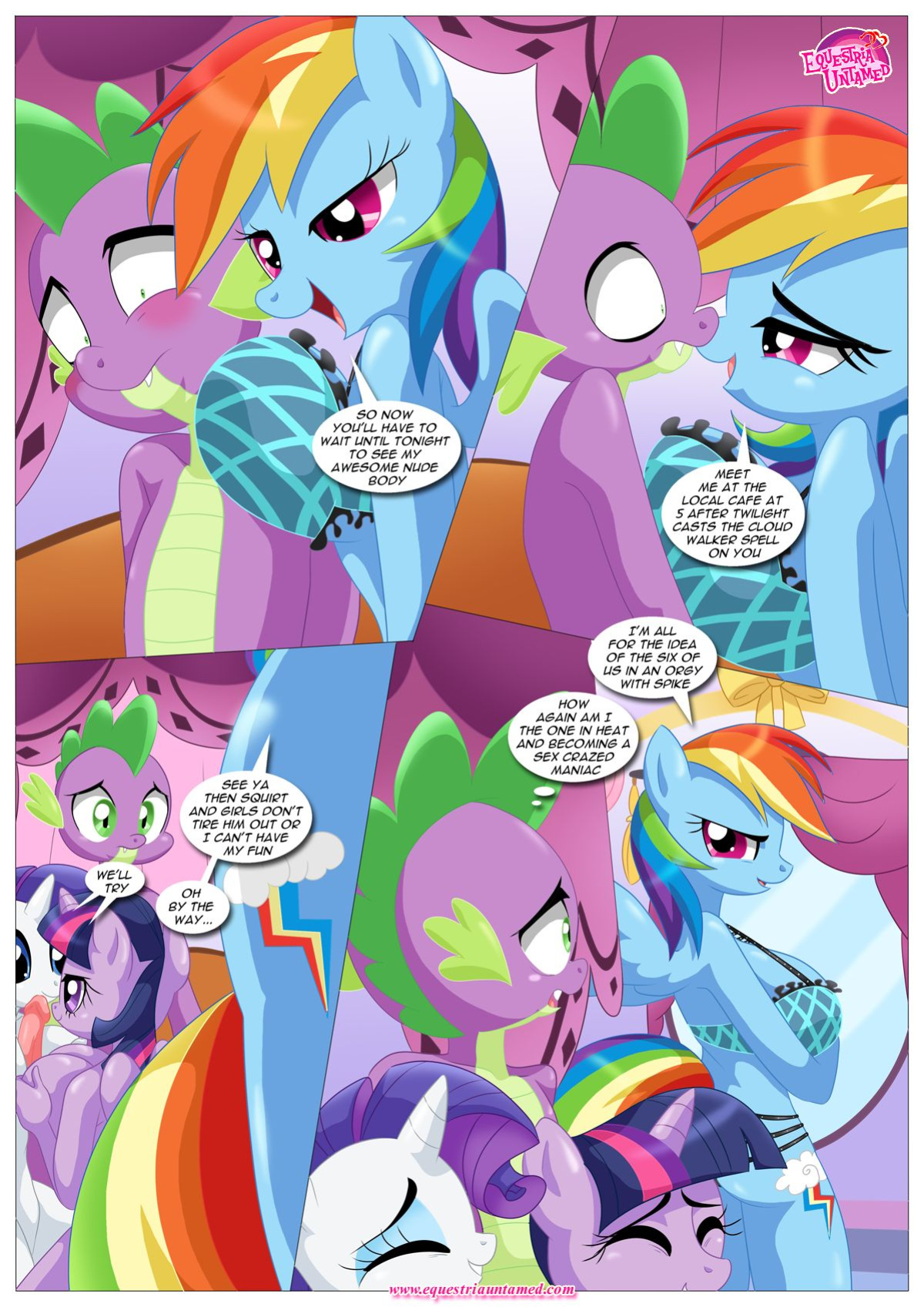 Palcomix Dragon mating series (Completed)