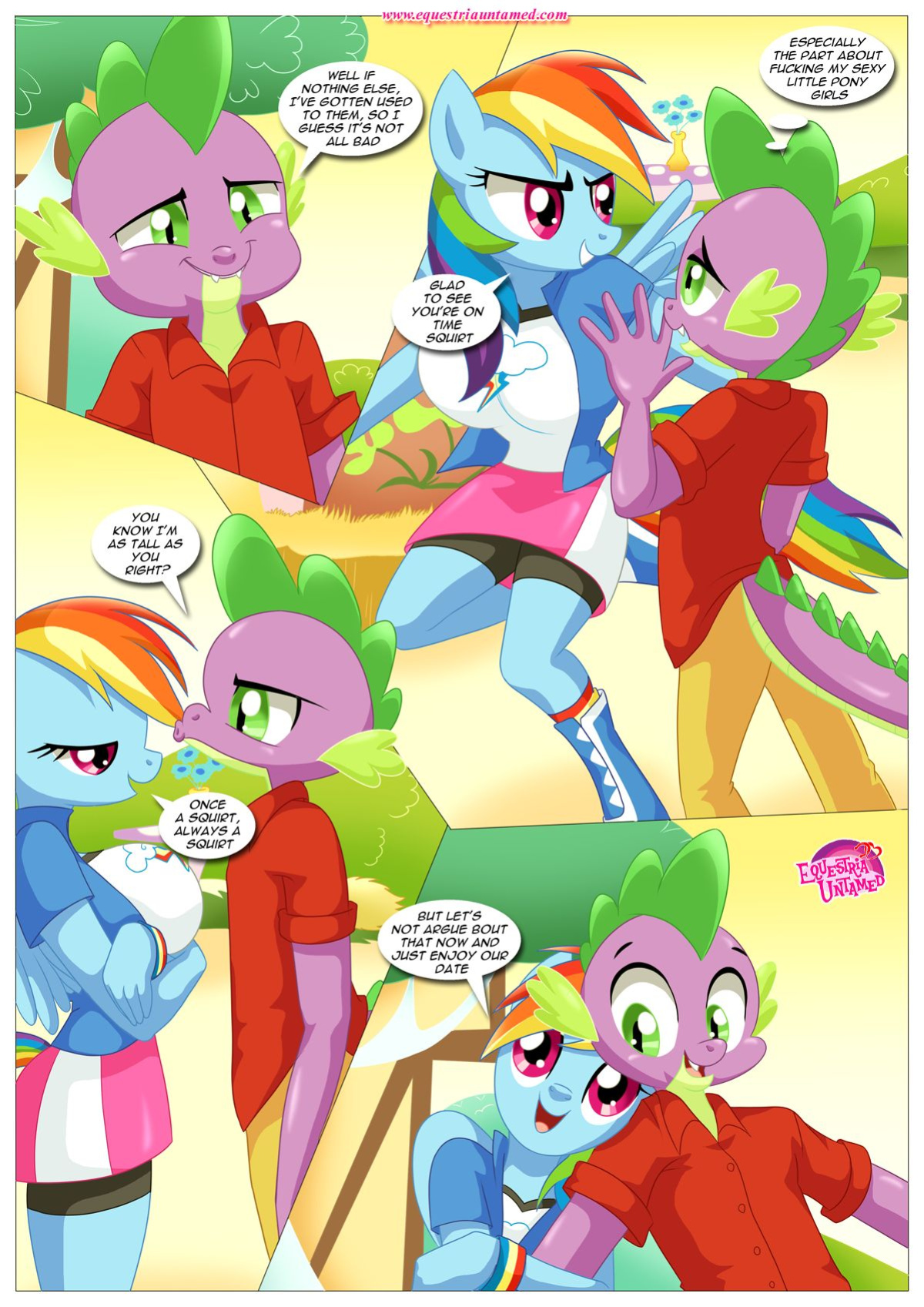 Palcomix Dragon mating series (Completed)