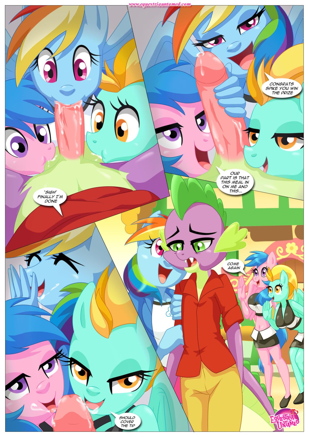 Palcomix Dragon mating series (Completed)
