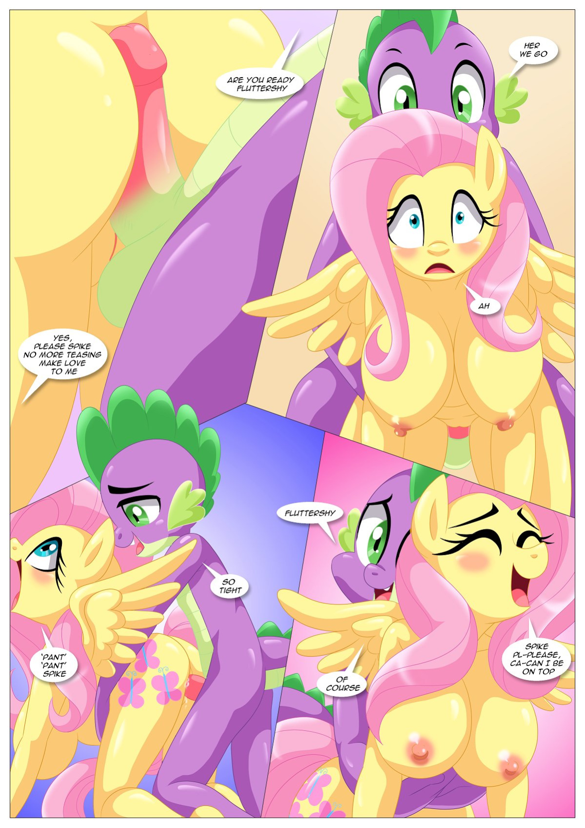 Palcomix Dragon mating series (Completed)