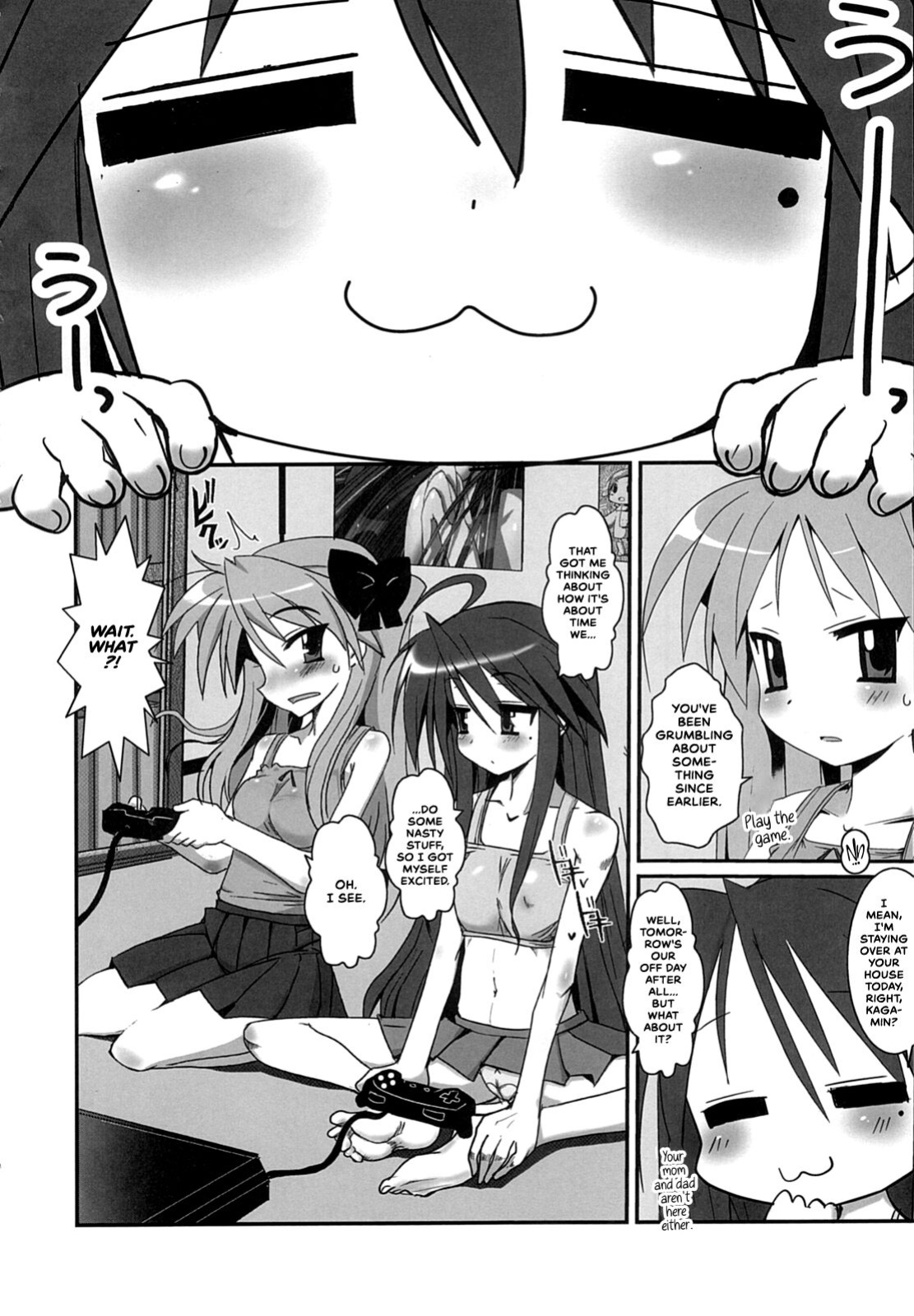 (C72) [Yomotsu Hirasaka (bbsacon)] Ai dayo Kagamin (Lucky Star) [CulturedCommissions]