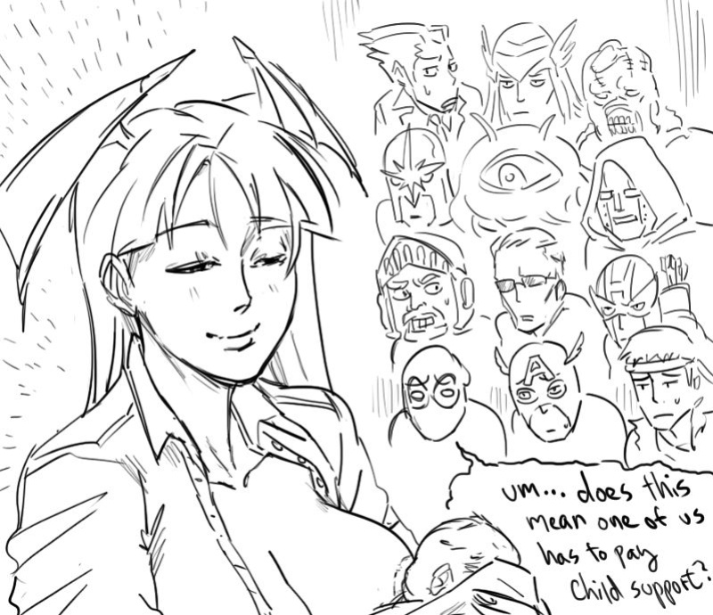 [BB (Baalbuddy)] Nero's Mom (Devil May Cry x Darkstalkers)