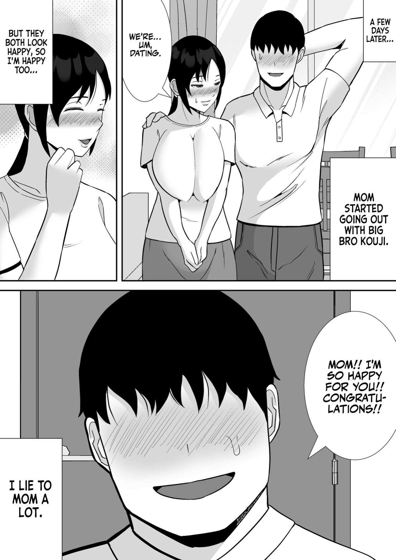[Smells Like] Daisuki na Kaa-san ga, Boku to Naka ga Ii Kinjo no Onii-chan to Tsukiau Koto ni Natta Hanashi | How My Beloved Mother Ended Up Dating My Close Neighborhood Friend [Team Ama2]
