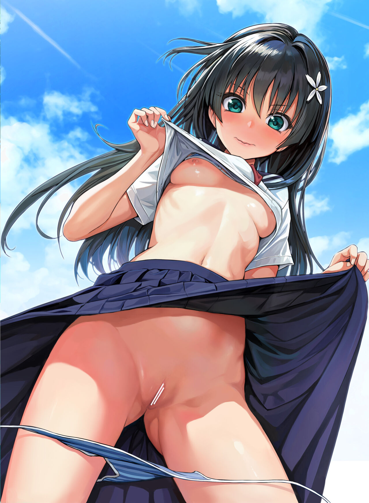 [40010 1-GO (Shimanto Shisakugata)] Saten-san, Image Video o Toru Natsu | Saten-san; Video in Summer (Toaru Kagaku no Railgun)