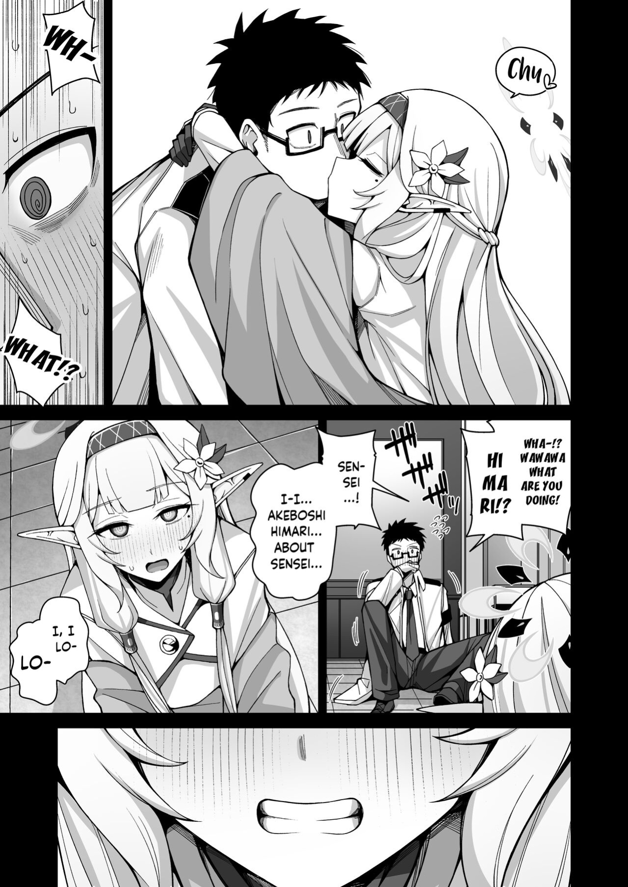 [Gaikotsu no Spare Rib (Kurohagane)] Zenchi, Arui wa Zen Oroka. | Omniscience, or perhaps inscience. (Blue Archive)