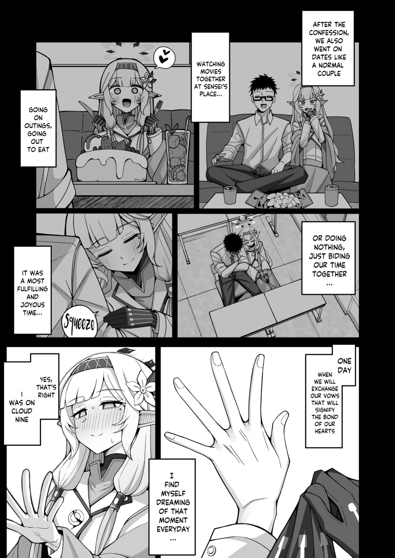 [Gaikotsu no Spare Rib (Kurohagane)] Zenchi, Arui wa Zen Oroka. | Omniscience, or perhaps inscience. (Blue Archive)