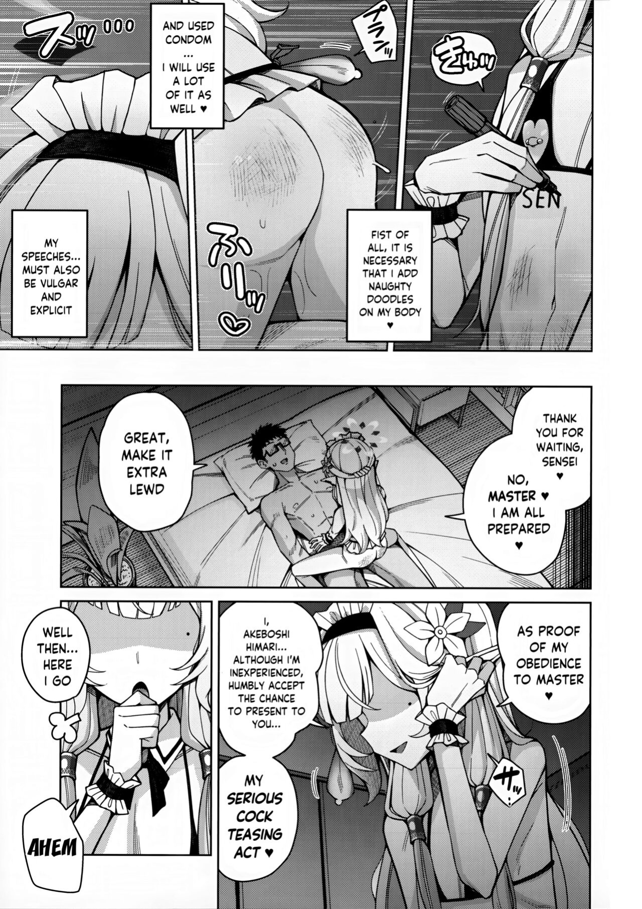 [Gaikotsu no Spare Rib (Kurohagane)] Zenchi, Arui wa Zen Oroka. | Omniscience, or perhaps inscience. (Blue Archive)