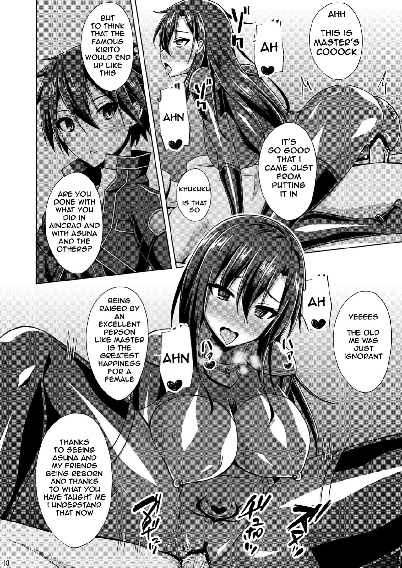 (C102) [Imitation Moon (Narumi Yuu)] Kuro no Kenshito Yobareta Ore wa mou nai... IFEND (Sword Art Online) (English MTL)