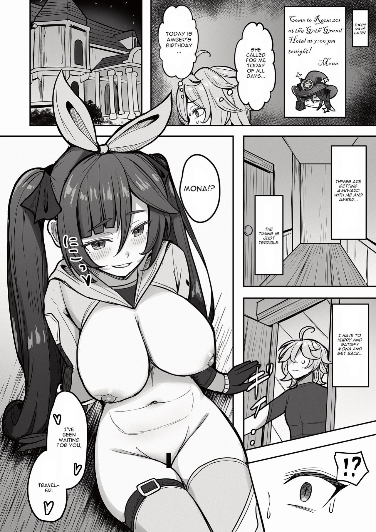 [Mumei Kibou (Nantoka)] Boku, Hontou wa Mona no Koto ga Suki nanda (Genshin Impact)