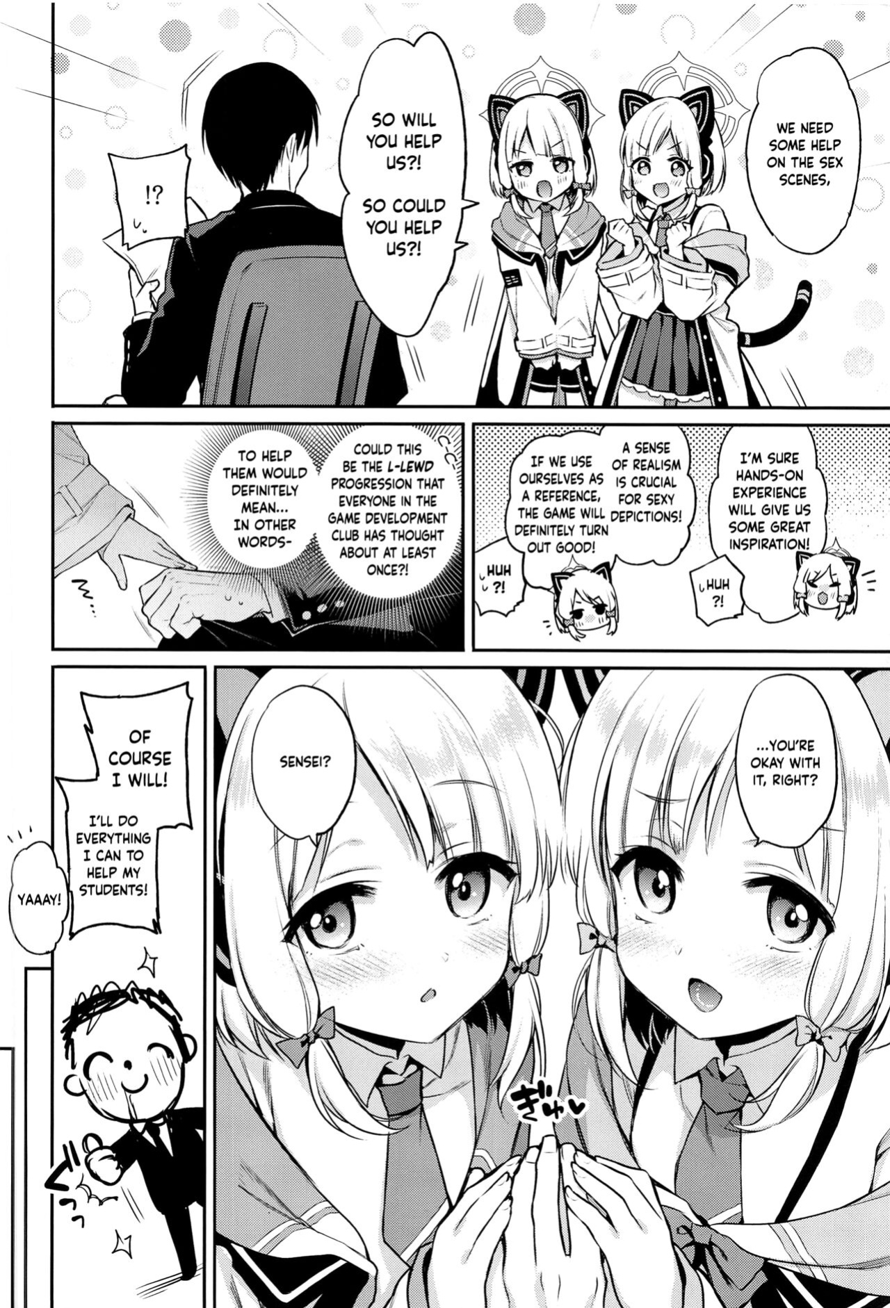 (C102) [K+W (sasachinn)] Sensei Koryaku Game | Going For Sensei's Route (Blue Archive) [Douzo Lad Translations]