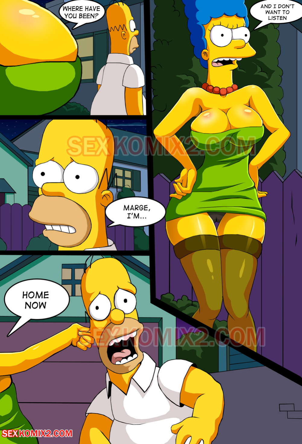 Adventures of Anastasia - Meet me Springfield (The Simpsons) [SexKomix]