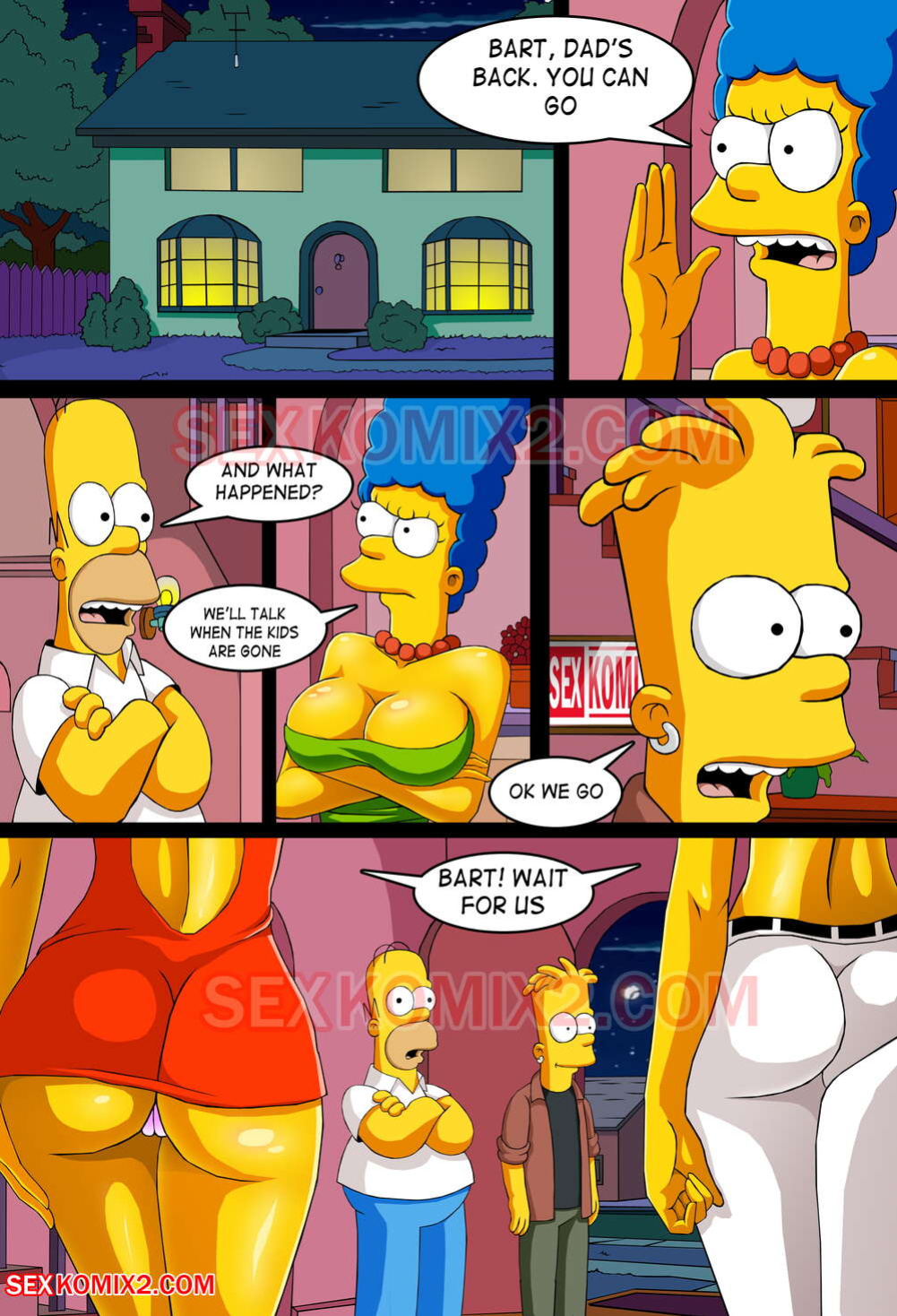 Adventures of Anastasia - Meet me Springfield (The Simpsons) [SexKomix]