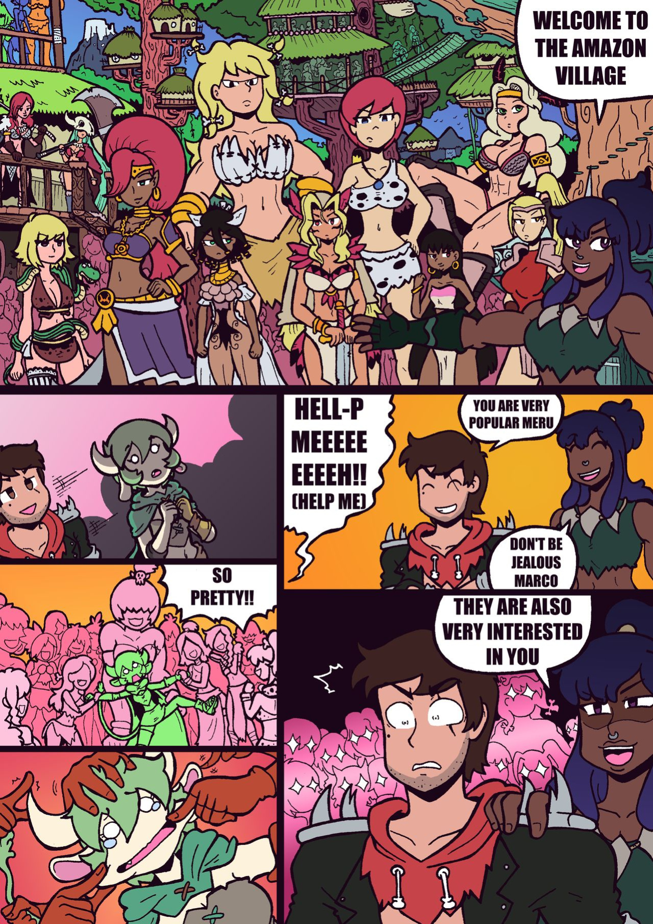 (Malandra Parodias)(Star Vs the Forces of Evil)Marco Harem Neverzone World (complete)