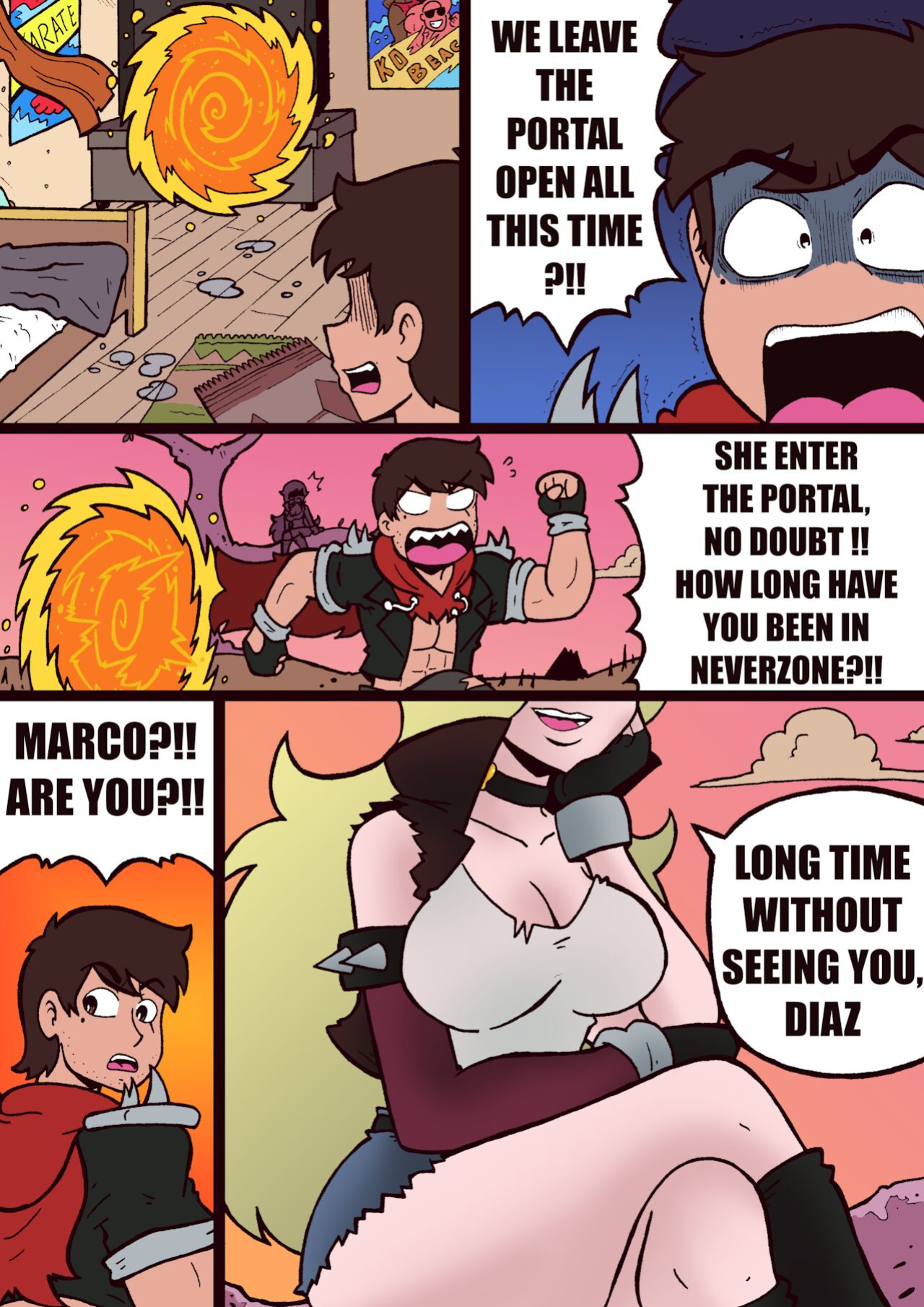 (Malandra Parodias)(Star Vs the Forces of Evil)Marco Harem Neverzone World (complete)