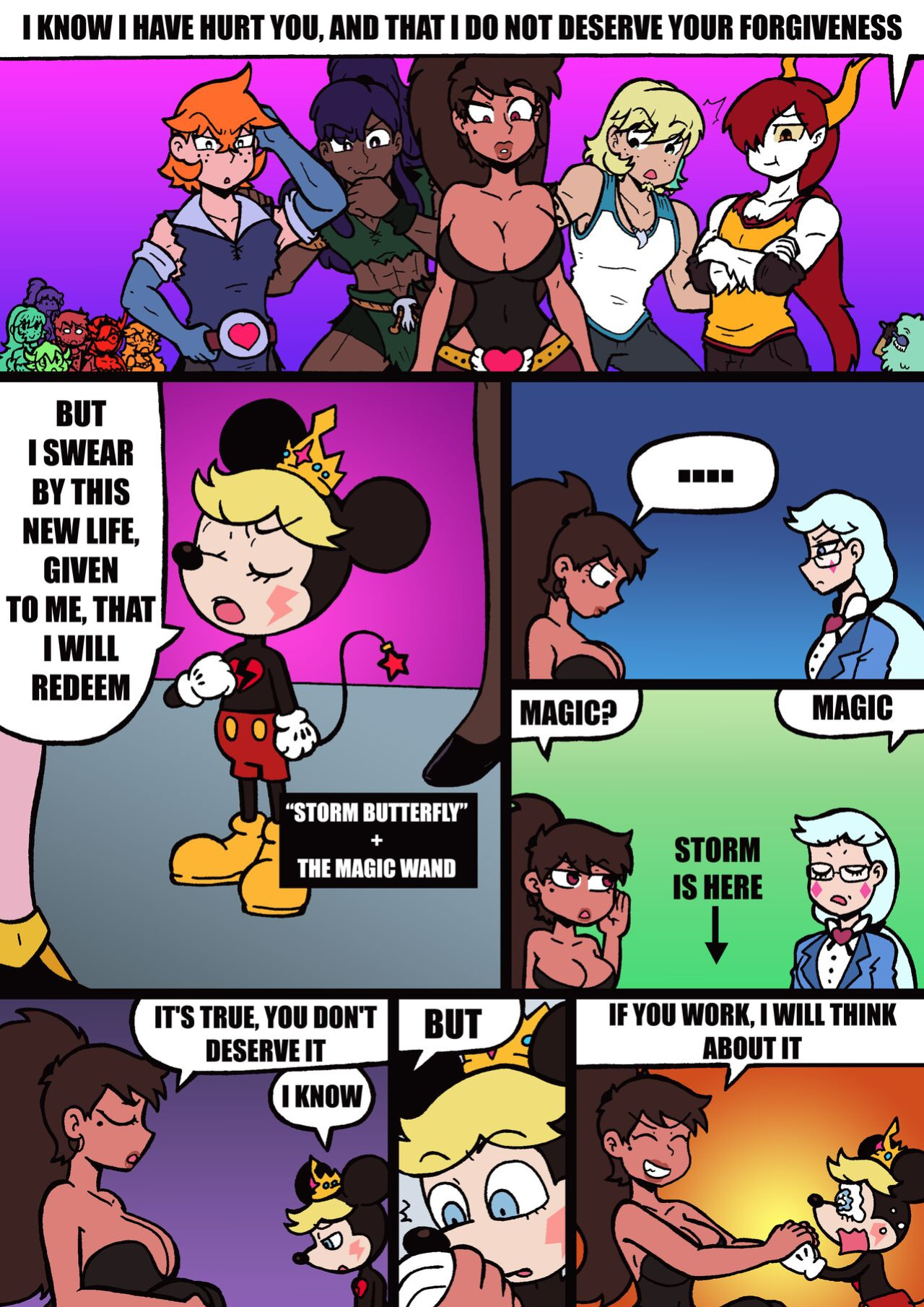 (Malandra Parodias)(Star Vs the Forces of Evil)Marco Harem Neverzone World (complete)