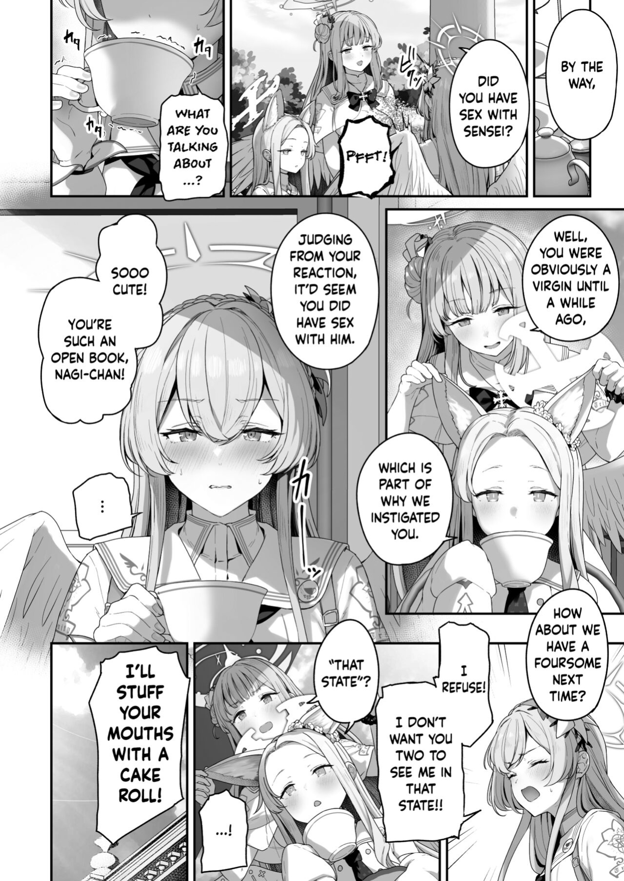 [Horumon Curry (Tobimura)] Watashitachi no Tea Party ga Sukebe na Hazu Arimasen! | Our Tea Party Host Can't Be A Pervert! (Blue Archive) [Douzo Lad Translations]