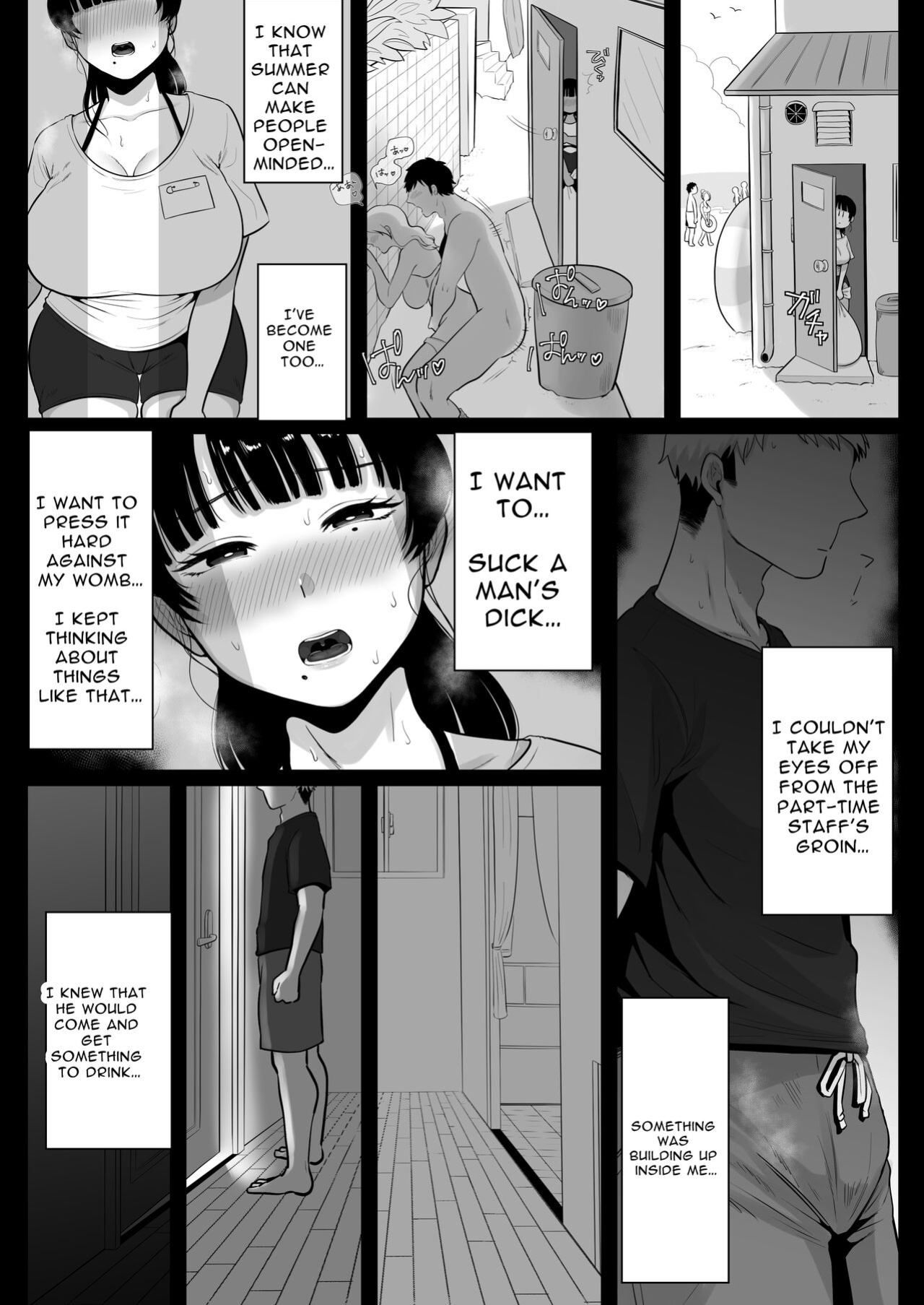 [Nezumi no Haha (Nezumi Nobo)] Umi no Ie, Hitozuma Tenchou Makanai Koubiroku | A Record Of Having Sex With A Married Woman At A Beach House [Solid Rose]