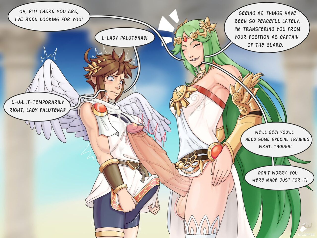 [Nicoffee] Pit's special training (Kid Icarus)