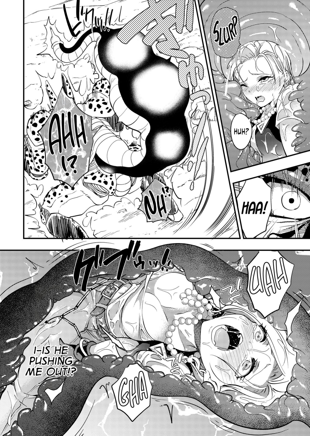 [Ameiro Biscuit (Susuanpan)] Cell no Esa - ~Hansuu Hen~ | Cell's Feed ~Regurgitation~ (Dragon Ball Z) [MegaFagget]