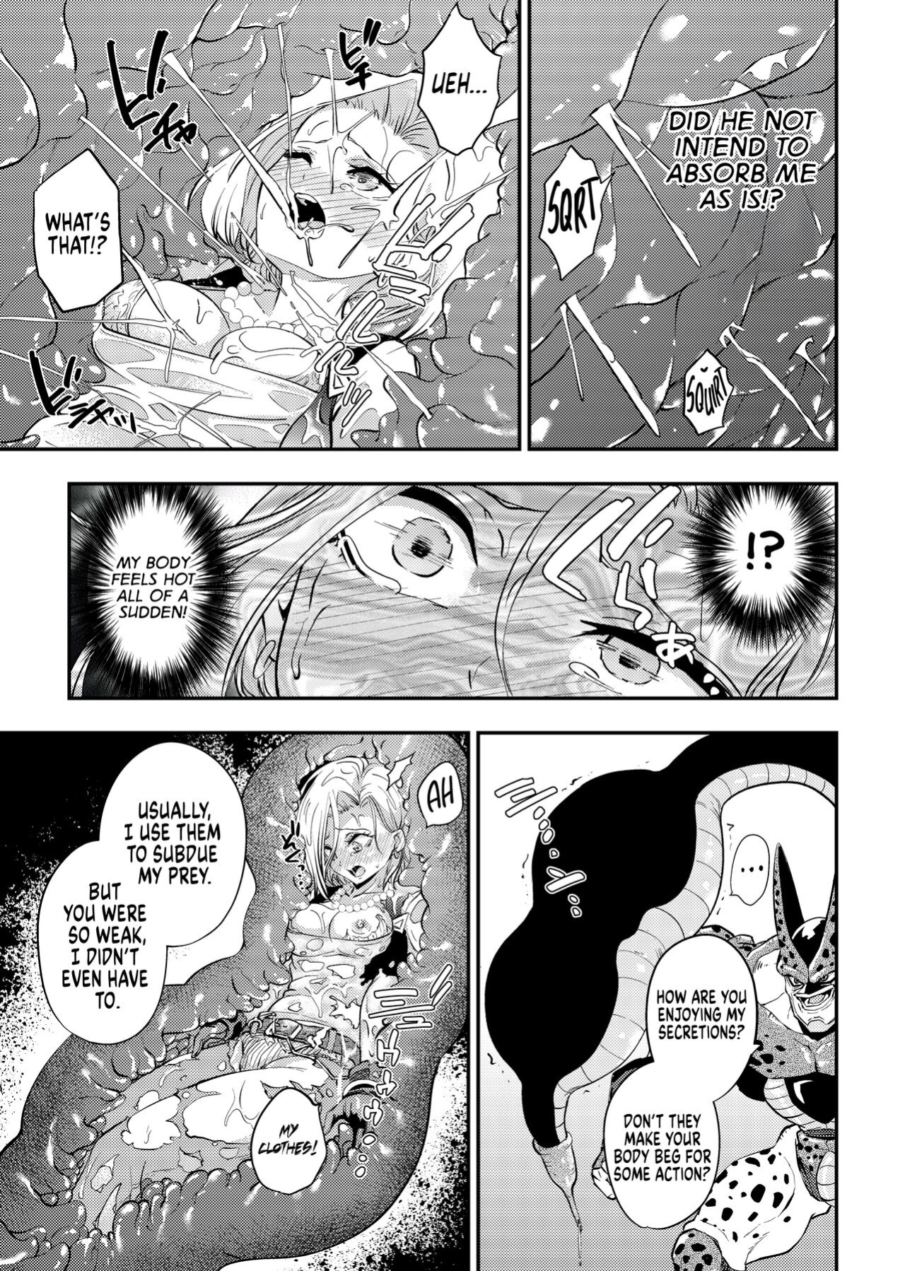 [Ameiro Biscuit (Susuanpan)] Cell no Esa - ~Hansuu Hen~ | Cell's Feed ~Regurgitation~ (Dragon Ball Z) [MegaFagget]