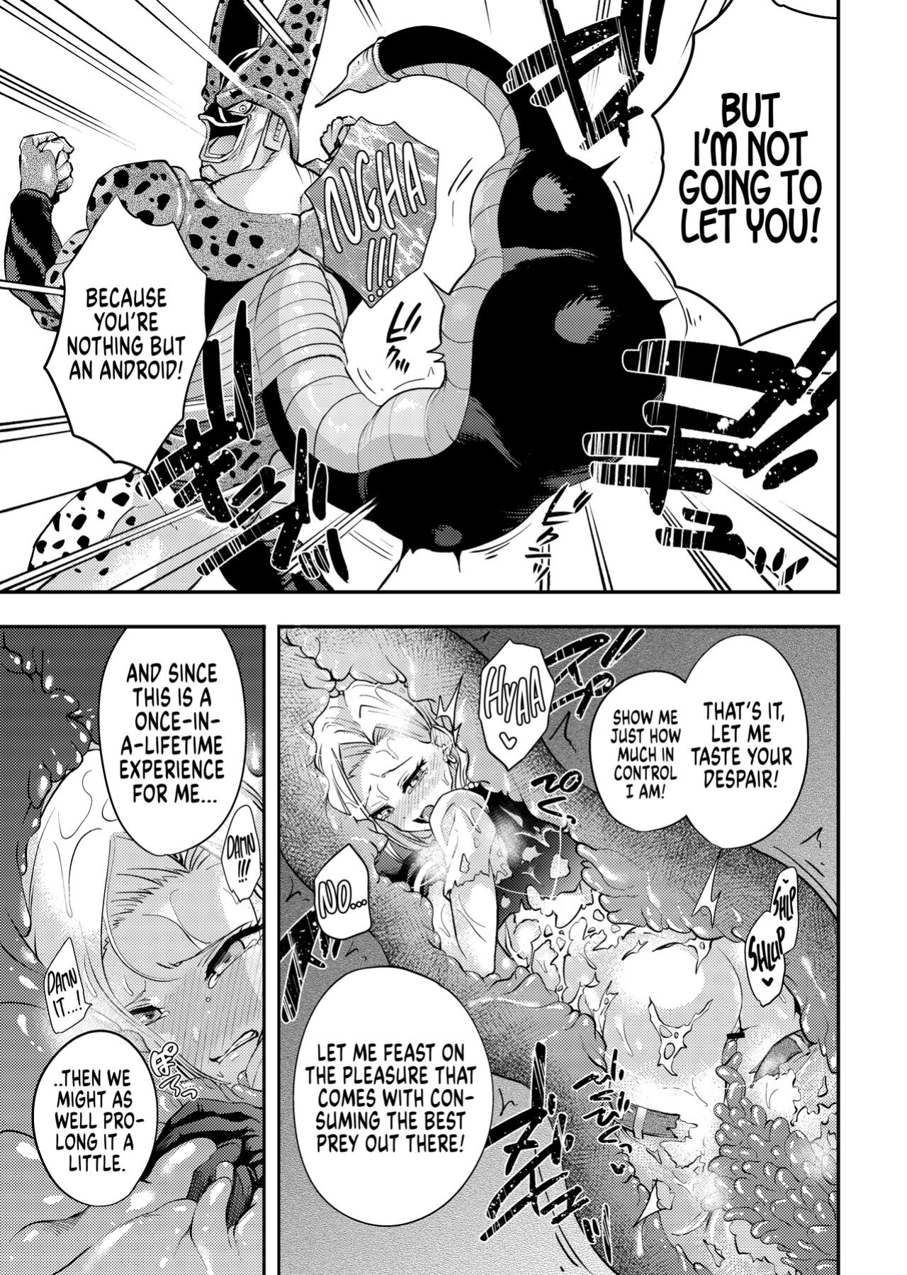 [Ameiro Biscuit (Susuanpan)] Cell no Esa - ~Hansuu Hen~ | Cell's Feed ~Regurgitation~ (Dragon Ball Z) [MegaFagget]