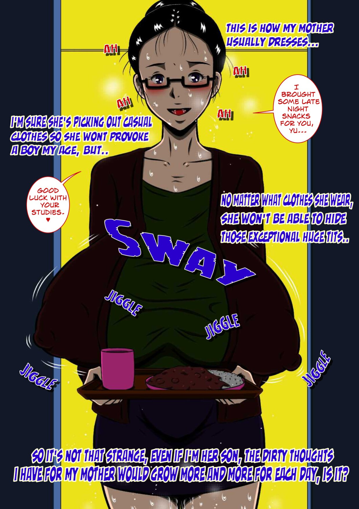 [Milkdou Shoukai (Milk Koubou)] Hahagui Musuko, Yuu! Haha to Musuko no Shinkon Shoya! | The Mother Fucking Son Yu