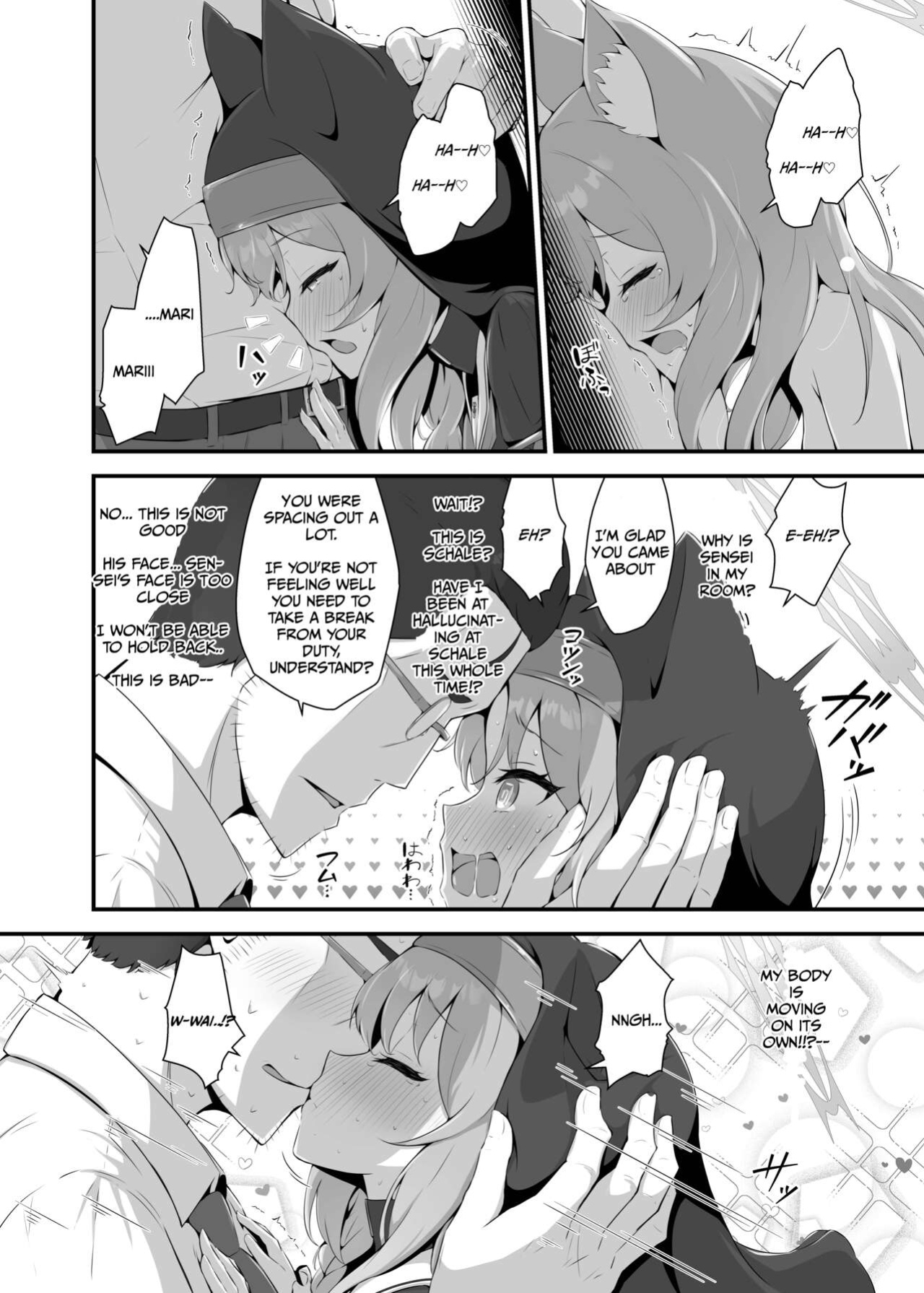 Fluid Liquid (Nukui Ajishio)] Mari ga Sensei no Gorippa-sama o Ukkari Mite Shimatta Kekka...! | What came about after Mari accidentally peeked at Sensei's Mr. Massive (Blue Archive) [Kivotos Cultured Nuns Scans]
