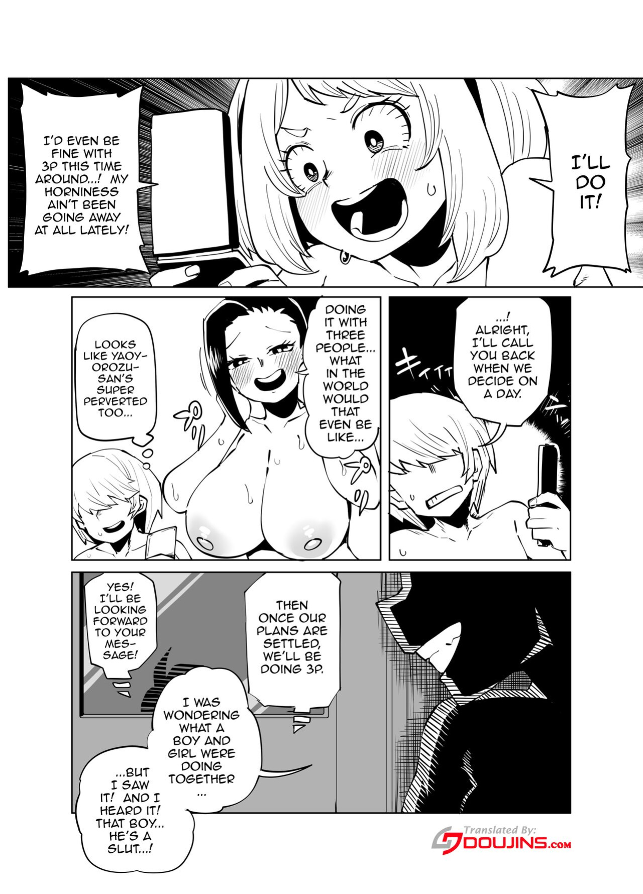 [Oekaki Kaki] Teisou Gyakuten Mono ~Hagakure no Baai~ | Inverted Morality Hero Academia ~Hagakure's Case~ (Boku no Hero Academia)