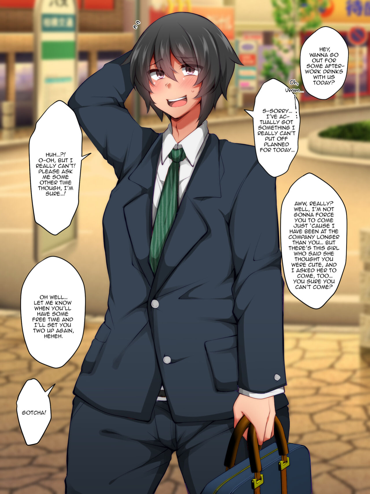 [Kimagure na Bakeneko (Jenigata, Gokuraku Jouko)] Futanari Rezukappuru no Aida ni Hairoutoshita Otoko | A Man Who Tried to Get Between a Futanari Lesbian Couple [FemdomScans]