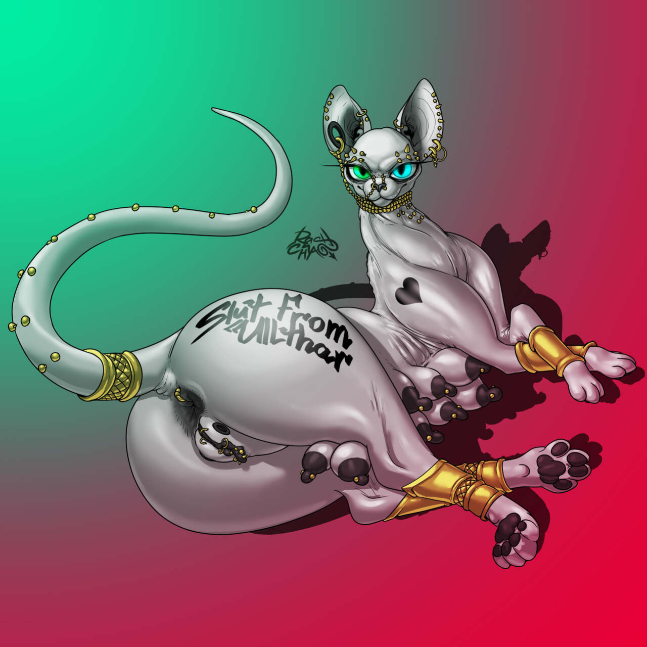 [RashChaos] Sphynx Cat Of Ulthar (Cthulhu Mythos)