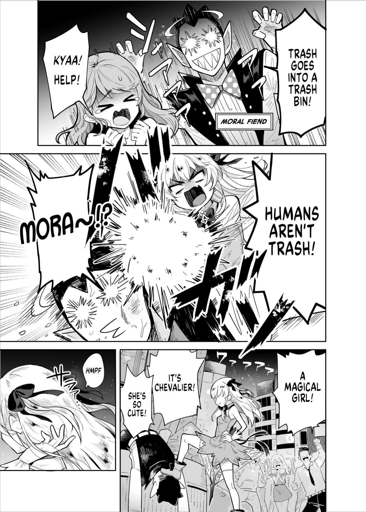 [I'm moralist (Yanagihara Mitsuki, InuSamrai, Kanimura Ebio)] TS Mahou Shoujo Chevalier-chan no Omanko wa Zenritsusen ga Nokotte iru kara Kitsukute Binkan tte Maji desu ka! | Is it true that TS Magical Girl Chevalier still has her Prostate? [GTF]