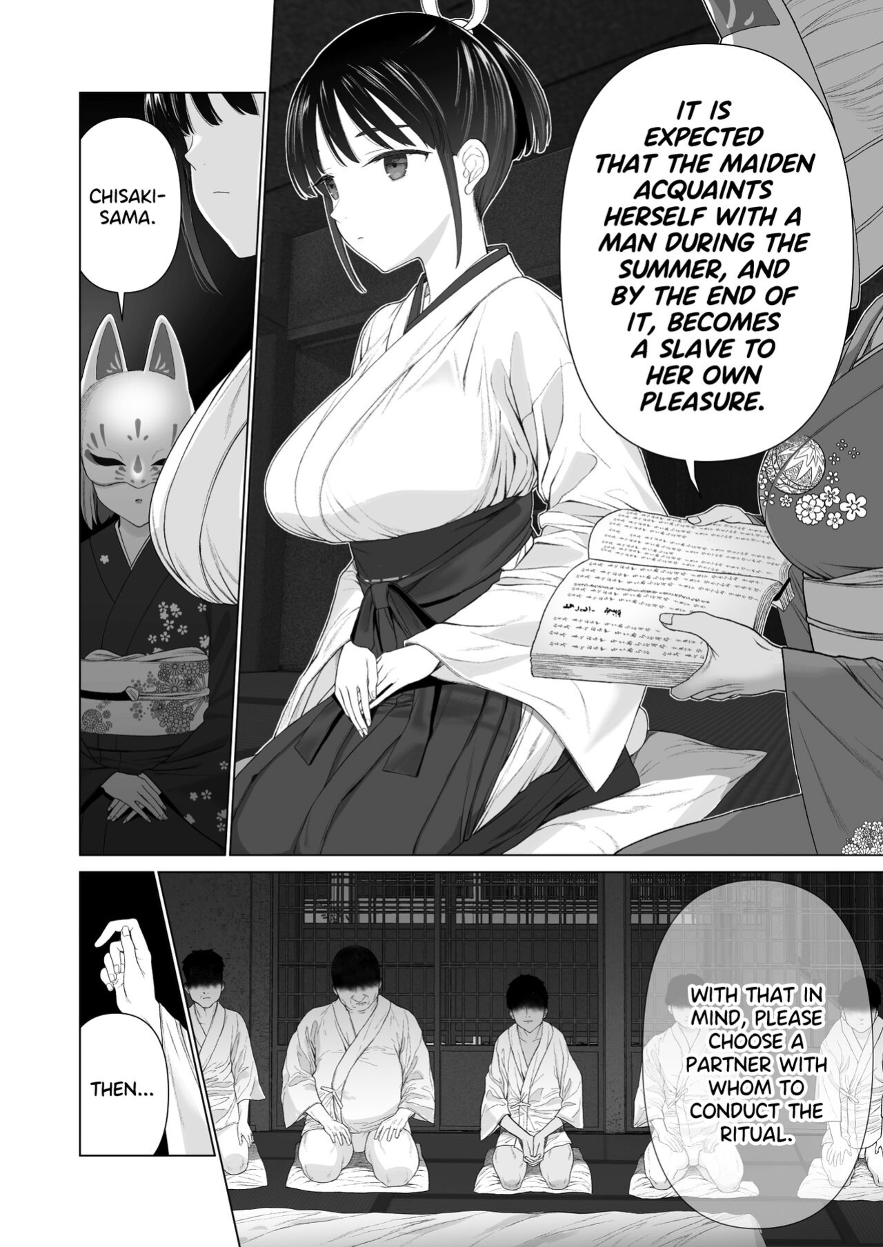 [Mitsume no Mitsumame (Yoikorogashi)] Inyou no Gi | The Impregnation Ritual [Shiromaru]
