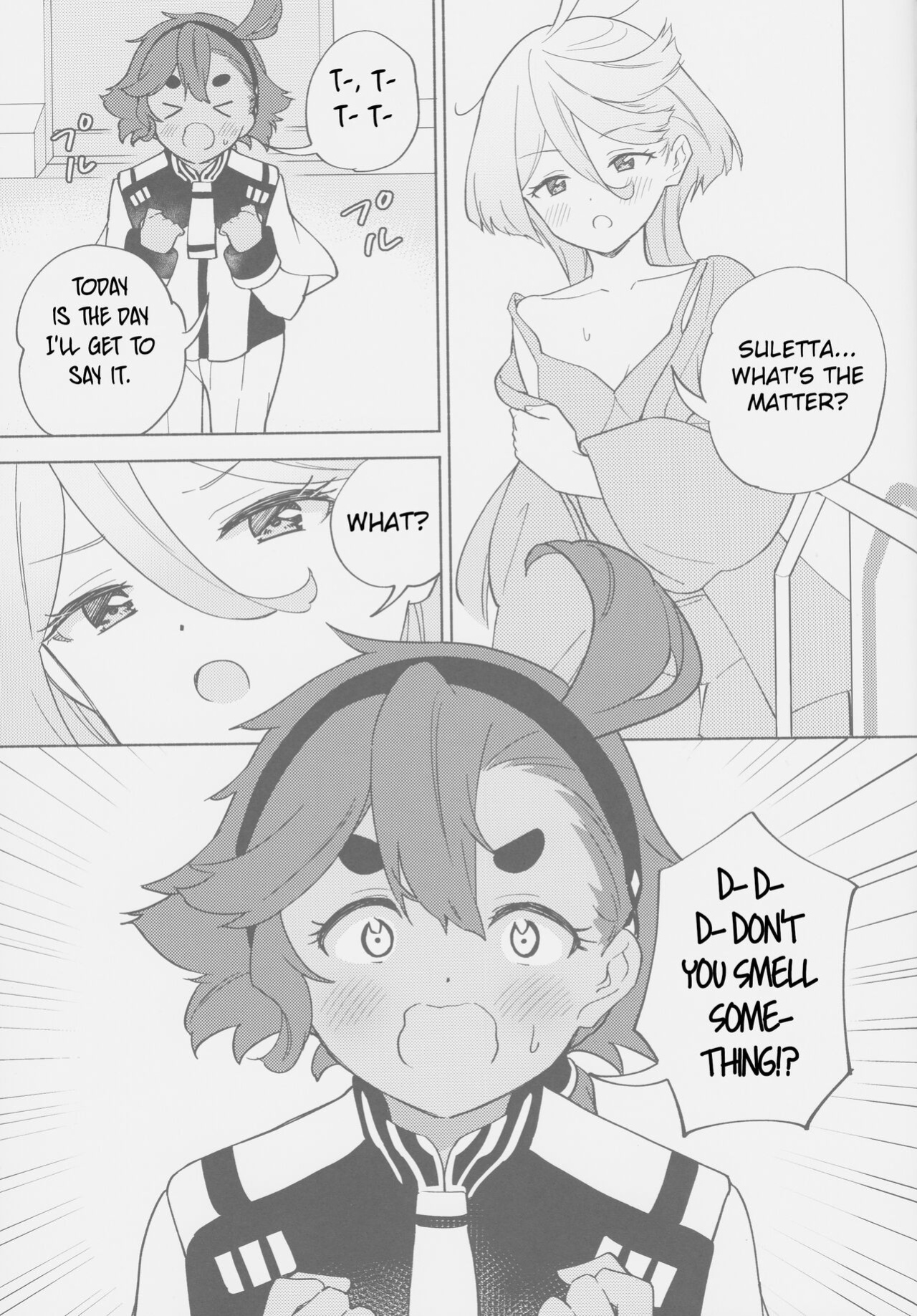 (C101) [Gutsutoma (Tachi)] Kimi no Kaori shika Shinai - It only smells like a fiancée. (Gundam The Witch from Mercury)