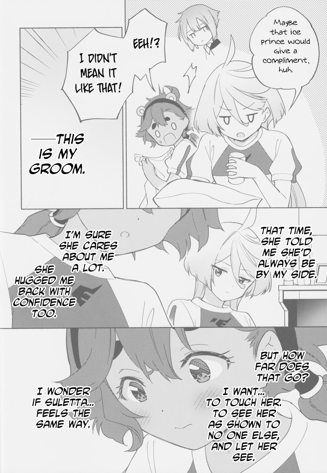 (C101) [Gutsutoma (Tachi)] Kimi no Kaori shika Shinai - It only smells like a fiancée. (Gundam The Witch from Mercury)