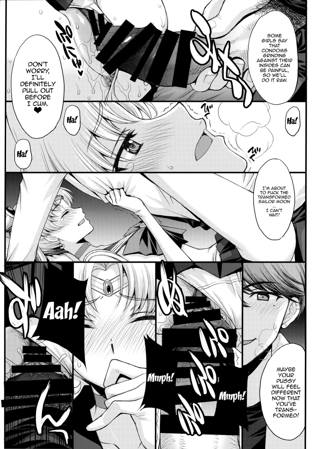 [Secret Society M (Kitahara Aki)] Usagi no Junjou! Chin Make Bishoujo Senshi! / As Innocent as a Bunny! The Pretty Guardian Loses to the Dick!