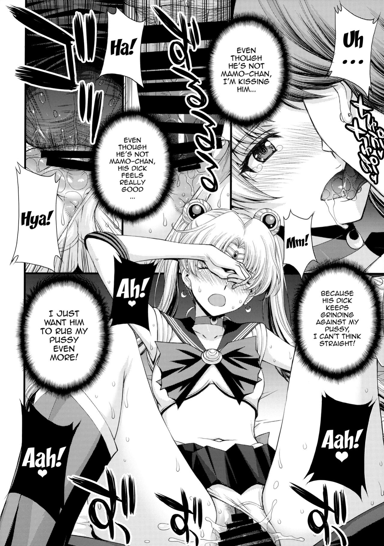 [Secret Society M (Kitahara Aki)] Usagi no Junjou! Chin Make Bishoujo Senshi! / As Innocent as a Bunny! The Pretty Guardian Loses to the Dick!