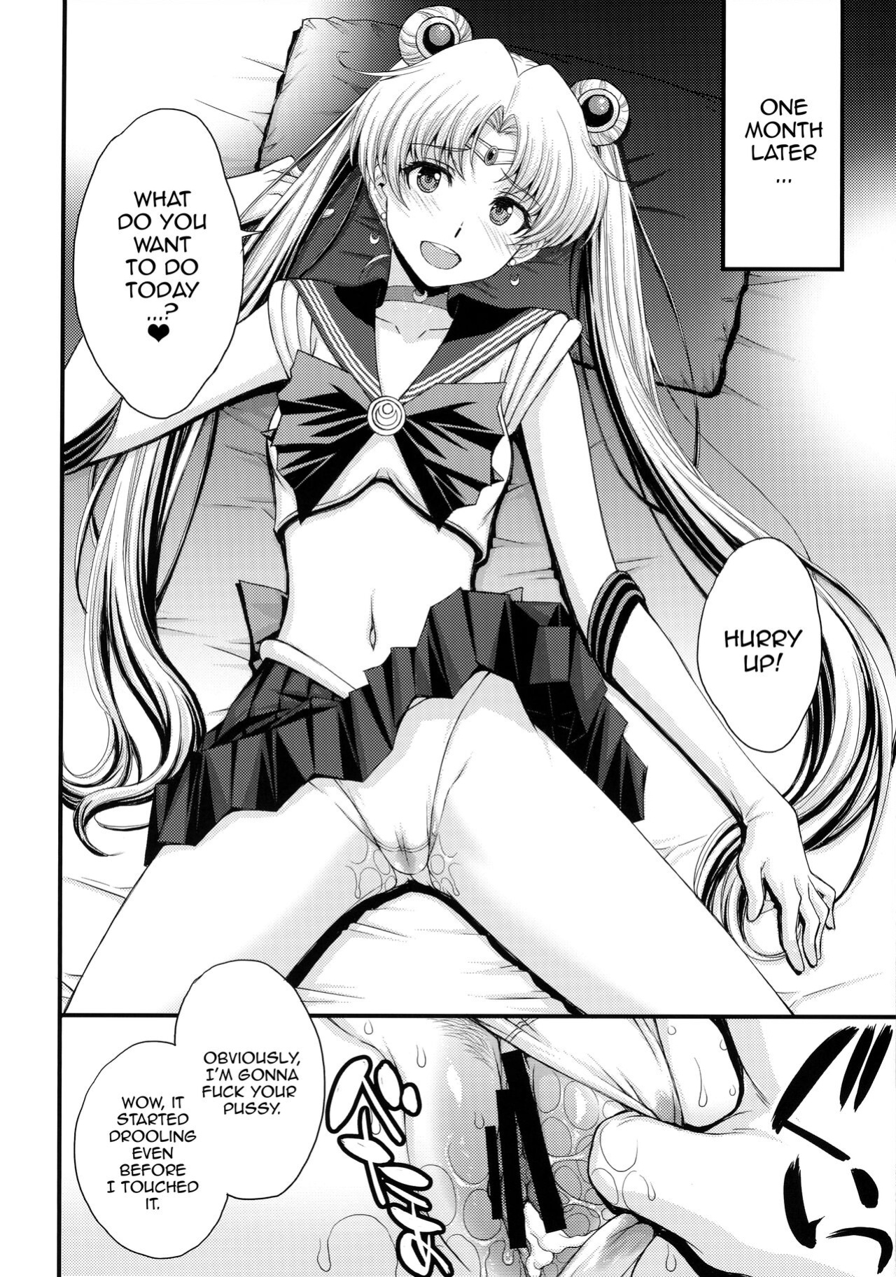 [Secret Society M (Kitahara Aki)] Usagi no Junjou! Chin Make Bishoujo Senshi! / As Innocent as a Bunny! The Pretty Guardian Loses to the Dick!