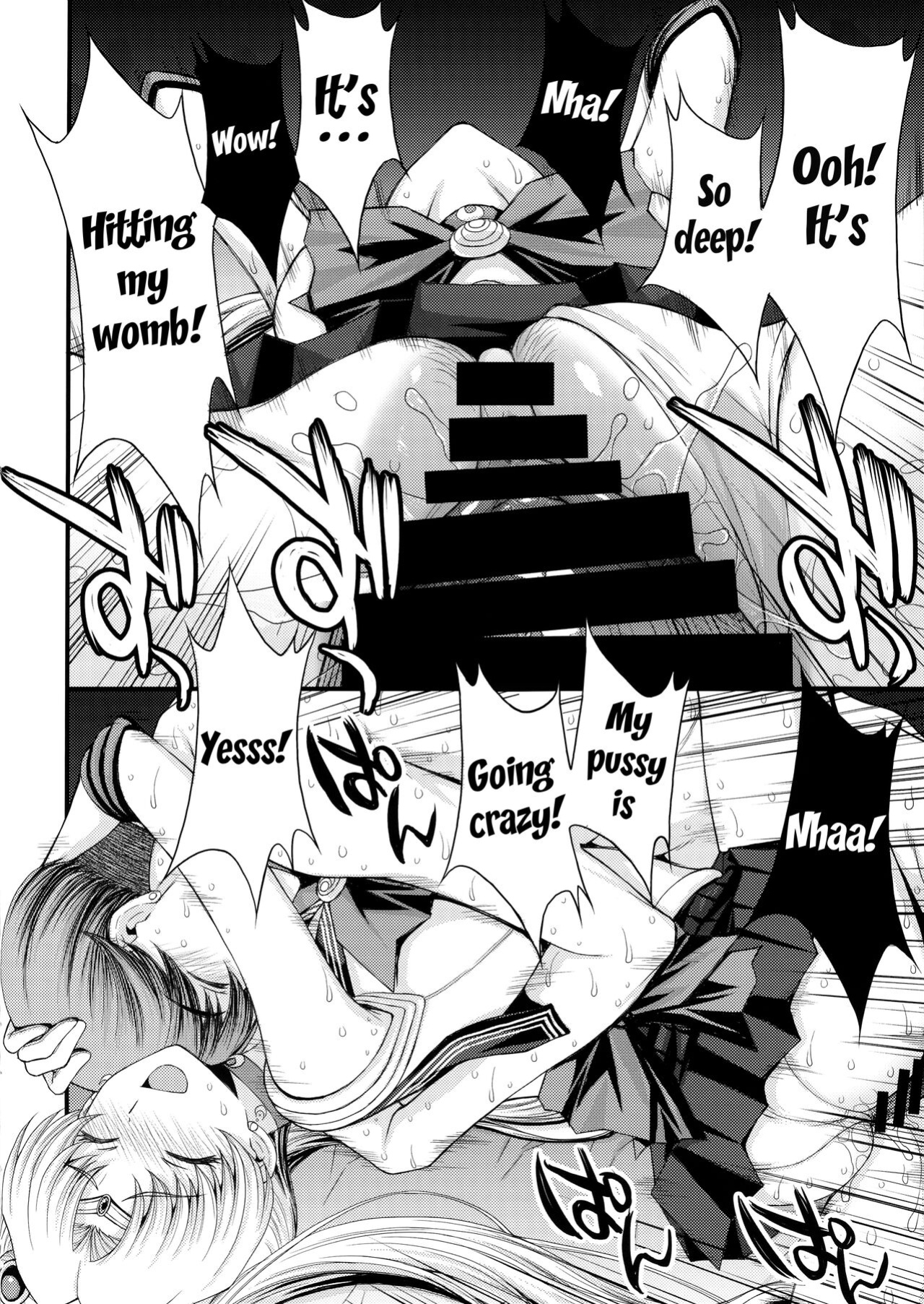 [Secret Society M (Kitahara Aki)] Usagi no Junjou! Chin Make Bishoujo Senshi! / As Innocent as a Bunny! The Pretty Guardian Loses to the Dick!