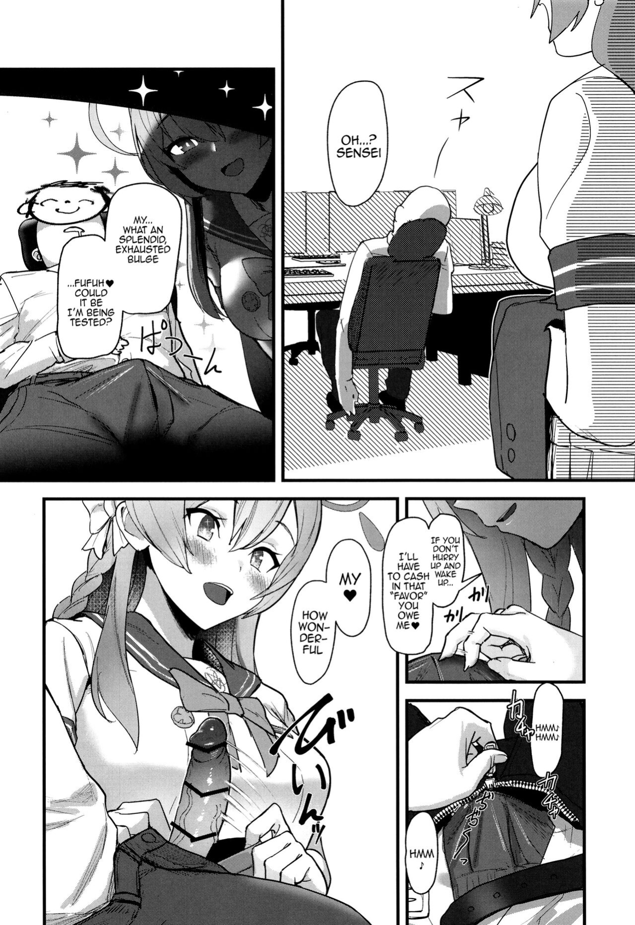 [Yoridori Midori (Kiiro Hakushiro)] Aiyoku wa muyoku ni ni tari / Lust is Next to Selflessness (Blue Archive)