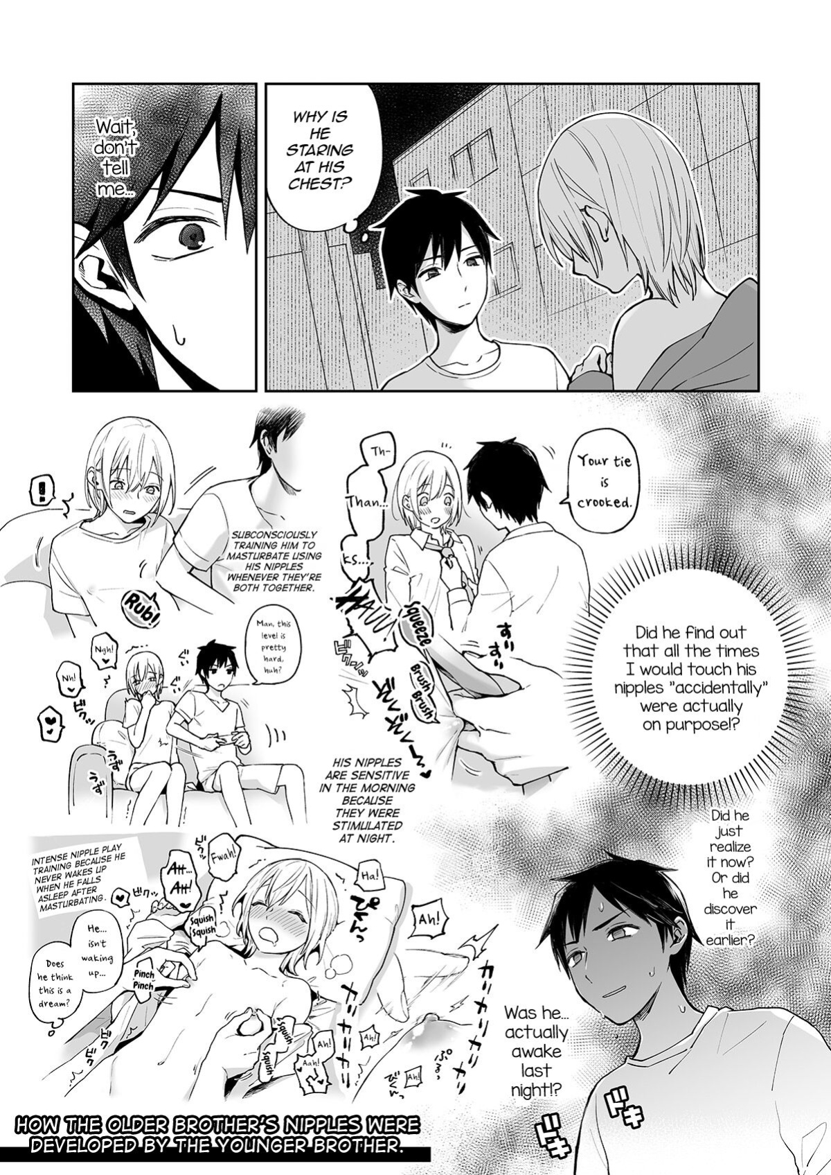[Ishita (Ishita)] OnaNii-san, Yoru no Osanpo Roshutsu | Naked Night Stroll with my Mastur-Bro [Pub Faggots]