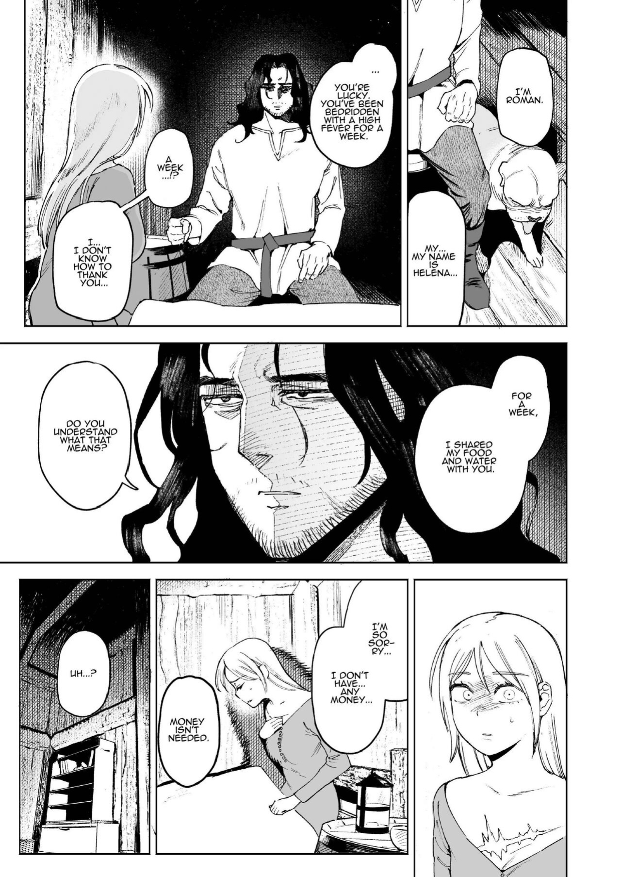 [Igedoaha] Maiden ~Shoufu ga Moto Kishi no Karyuudo ni Hirowareru Hanashi~ | Maiden ~the tale of a prostitute taken in by a former knight~