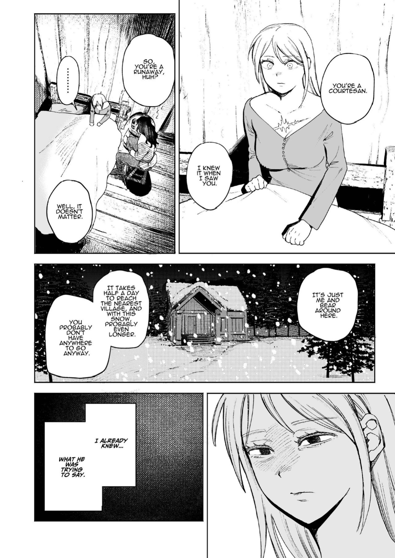 [Igedoaha] Maiden ~Shoufu ga Moto Kishi no Karyuudo ni Hirowareru Hanashi~ | Maiden ~the tale of a prostitute taken in by a former knight~