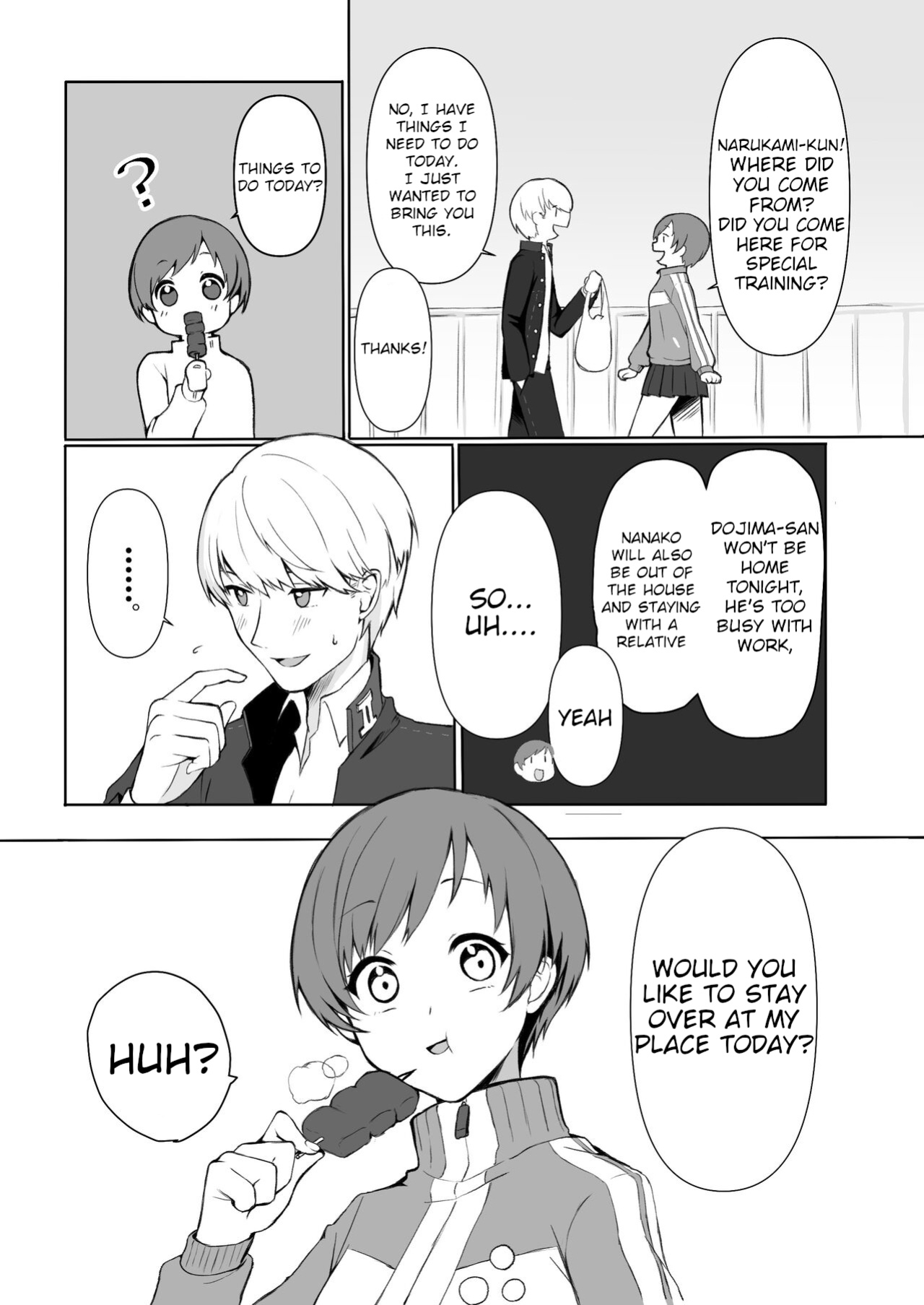 [AAA (Koyuki)] Satonaka Chie wa Gamandekinai | Chie Satonaka Can't Endure it (Persona 4)