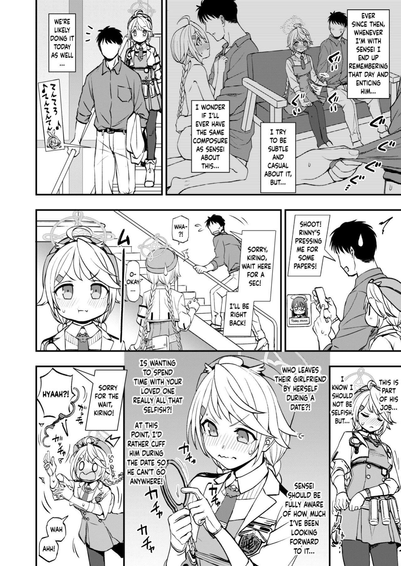 [Kuma no Tooru Michi (Kumano Tooru)] Sensei to Seito to no XXX wa Kivotos de wa Hanzai de wa Arimasen! | S*x Between a Student and a Teacher is NOT a Crime in Kivotos! (Blue Archive) [Douzo Lad Translations]