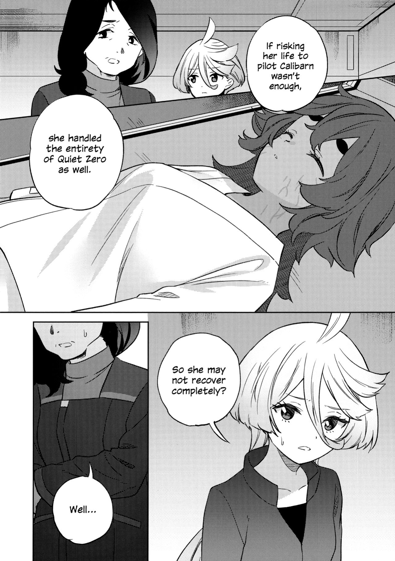 (C102) [Gutsutoma (Tachi)] Kienai Ato, Egao No Riyuu, Onaka Ga Suite. | Scars That Never Fade, The Reason Behind Her Smile, Now I Am Hungry. (Mobile Suit Gundam: The Witch from Mercury)