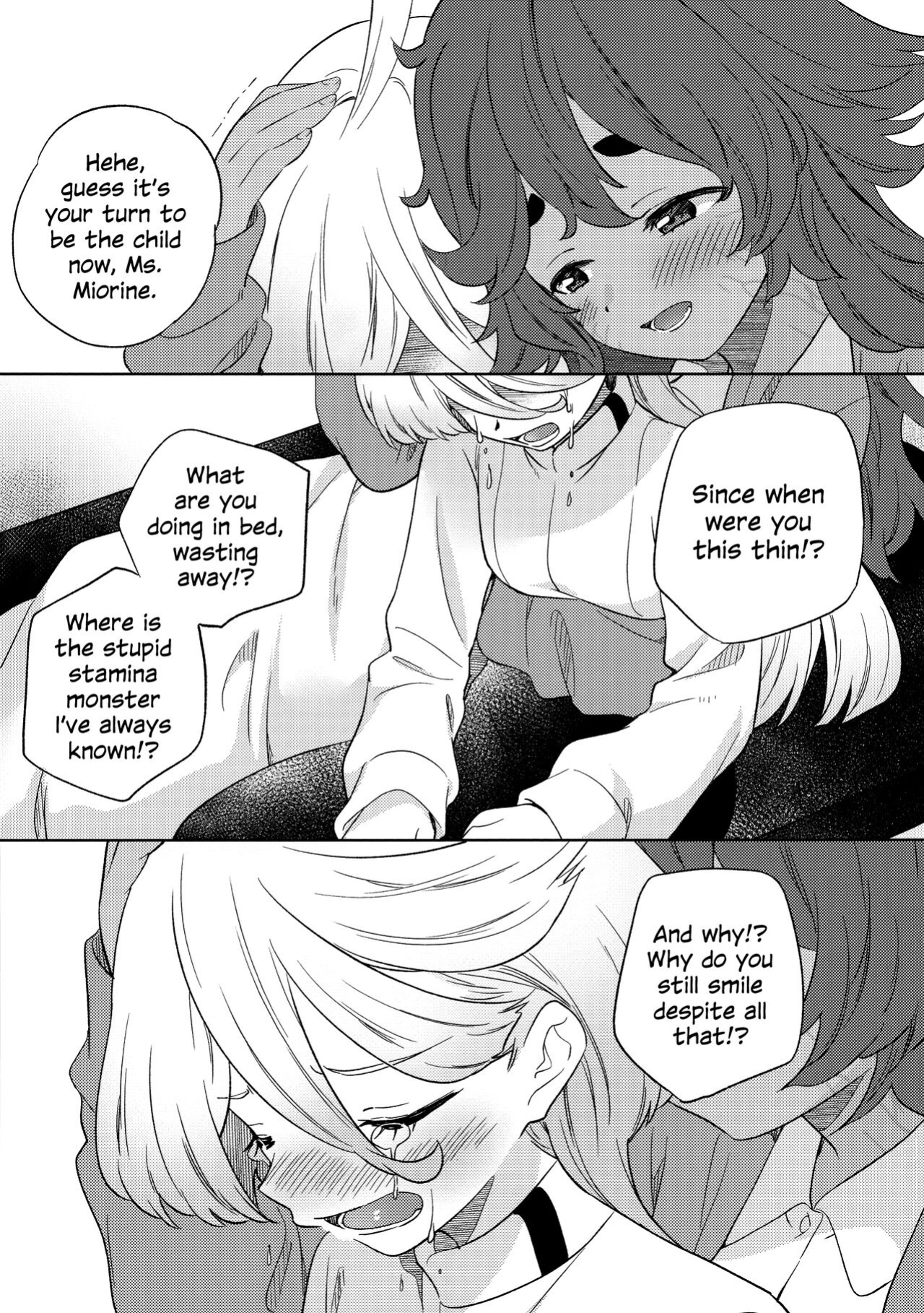 (C102) [Gutsutoma (Tachi)] Kienai Ato, Egao No Riyuu, Onaka Ga Suite. | Scars That Never Fade, The Reason Behind Her Smile, Now I Am Hungry. (Mobile Suit Gundam: The Witch from Mercury)